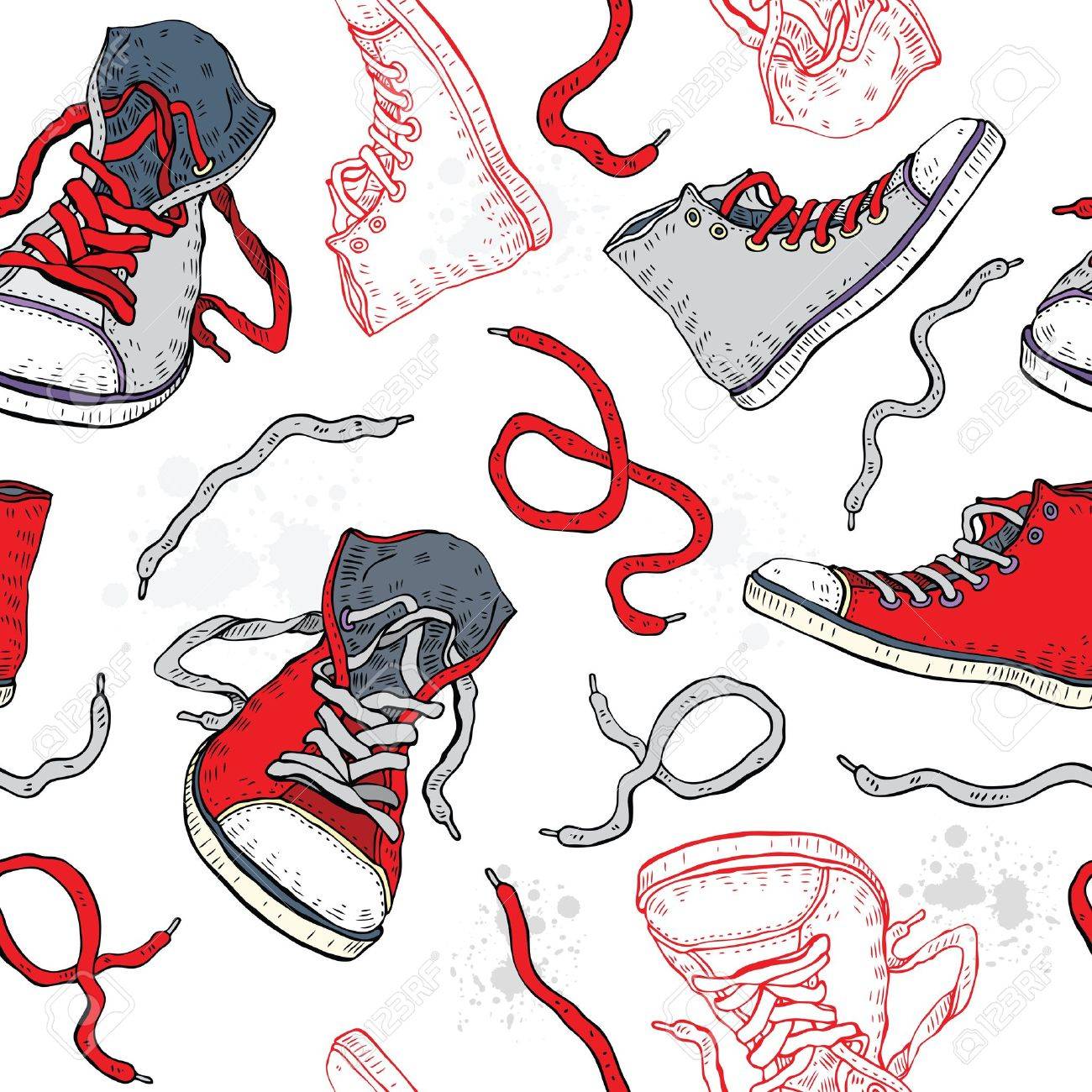 shoes vector background