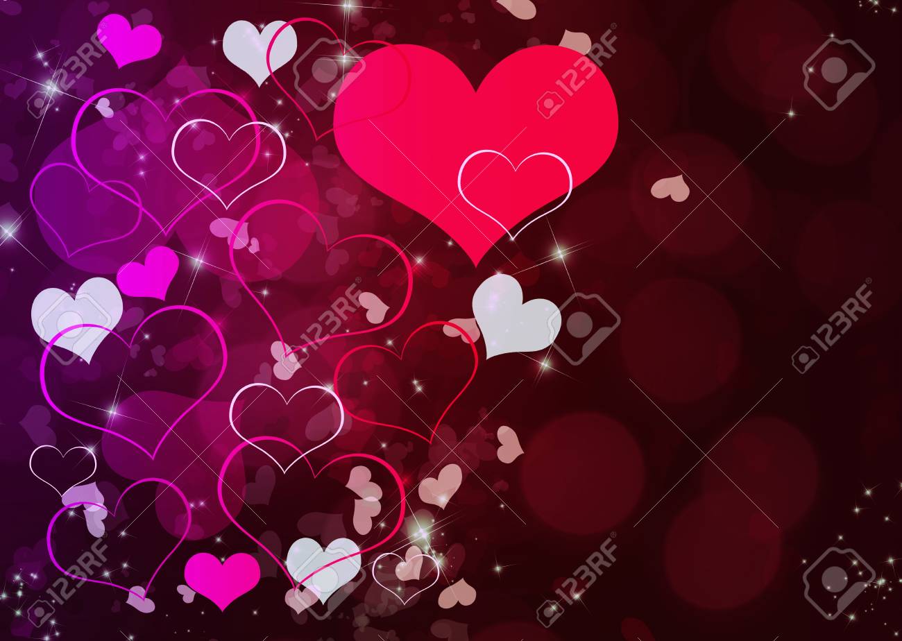 バレンタイン背景 の写真素材 画像素材 Image
