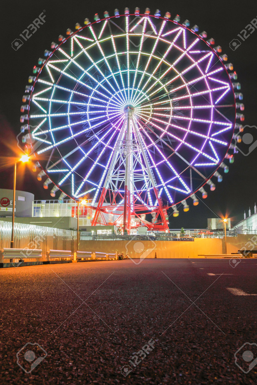 観覧車の夜景 の写真素材 画像素材 Image