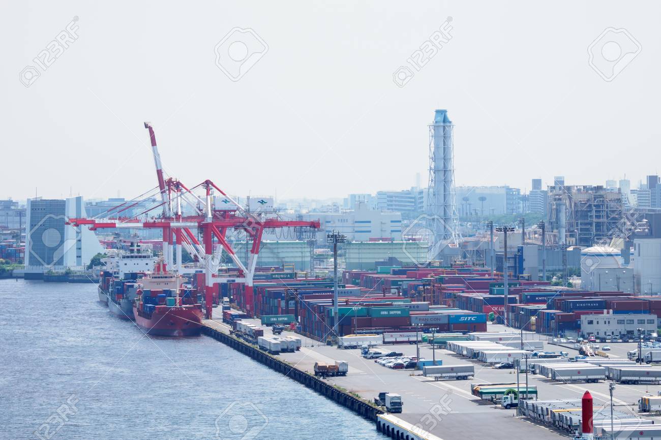 Harbor In Japan Tokyo Stock Photo, Picture and Royalty Free Image ...
