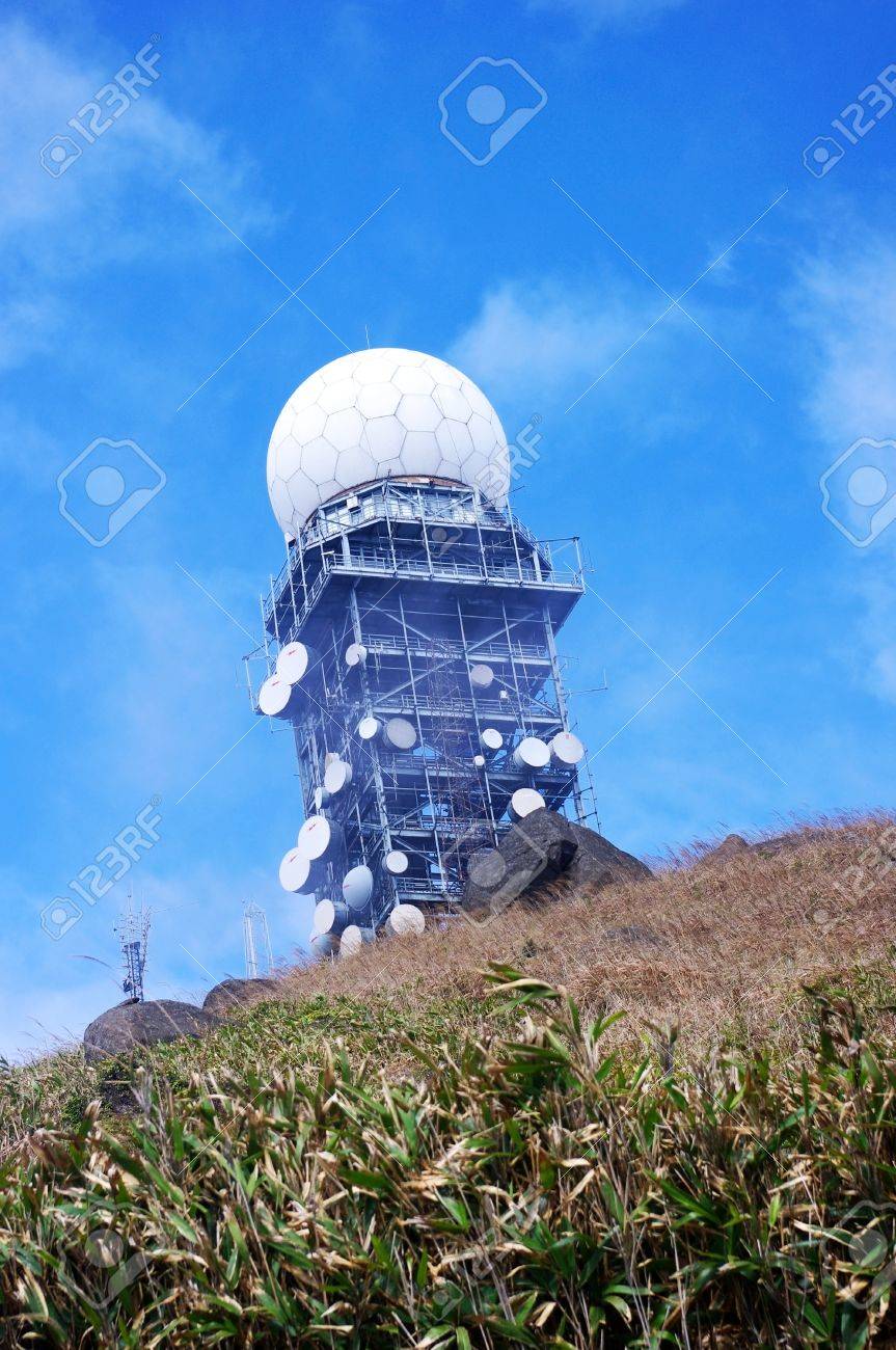 Weather Station In Hong Kong At Day Stock Photo, Picture and Royalty Free  Image. Image 12689622.