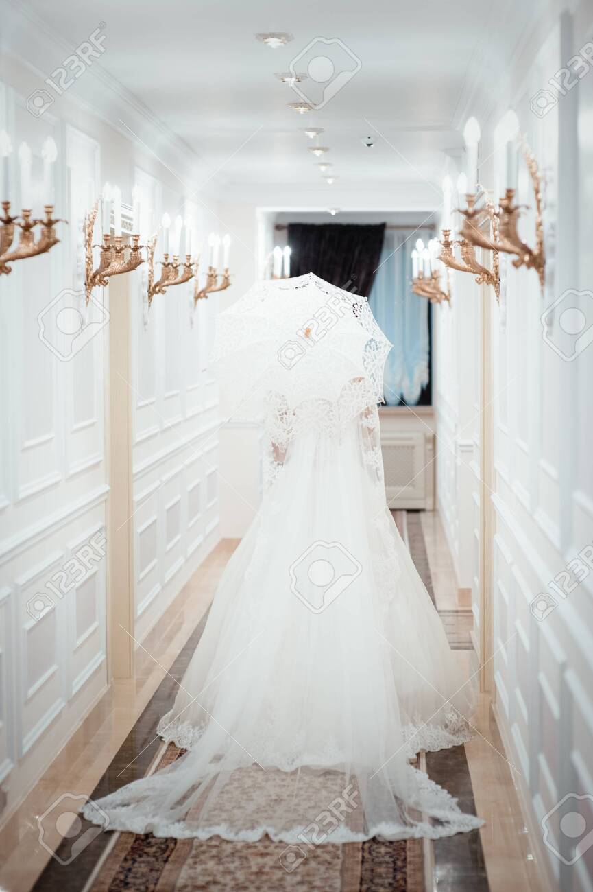 white umbrella frocks