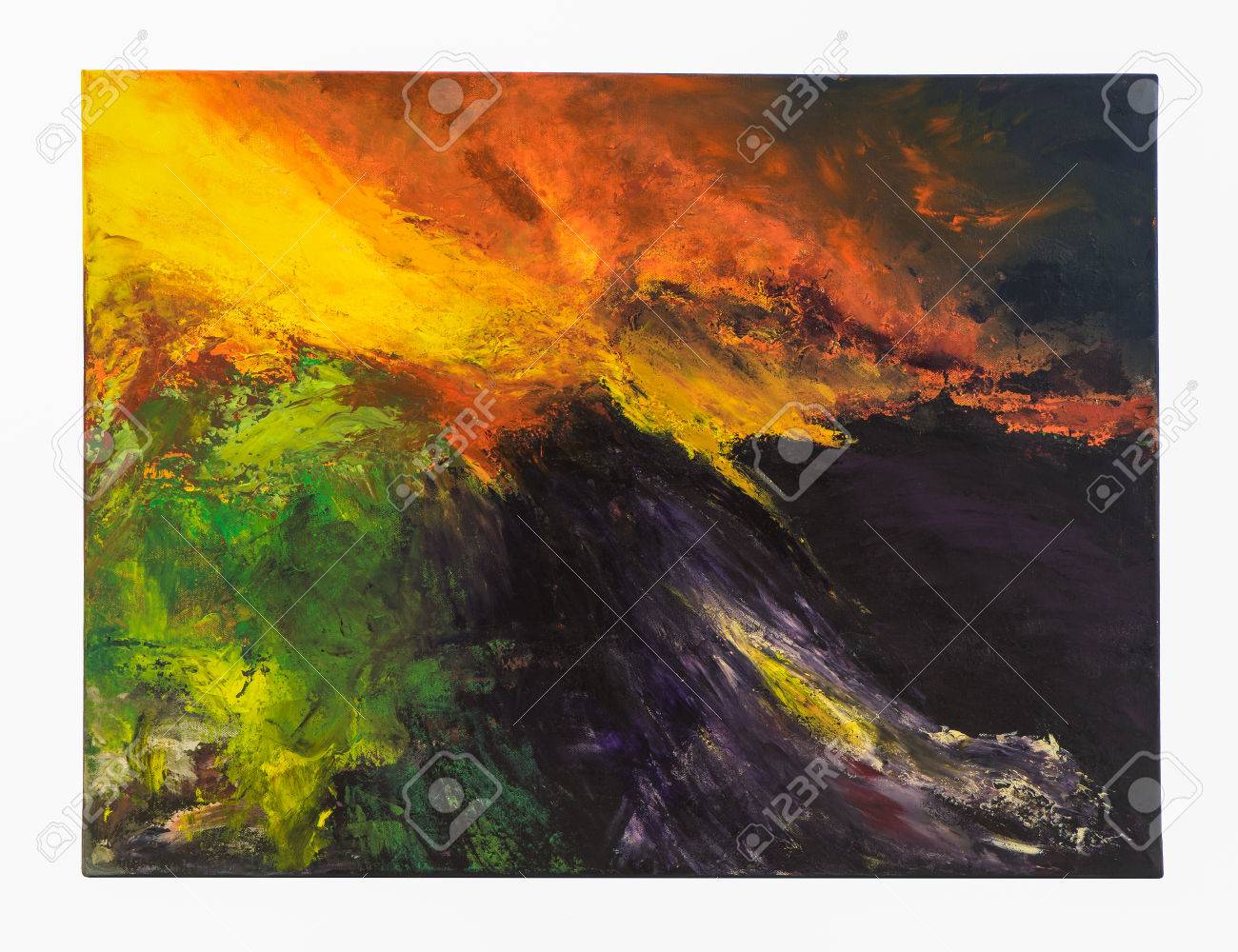 ユニークな抽象画