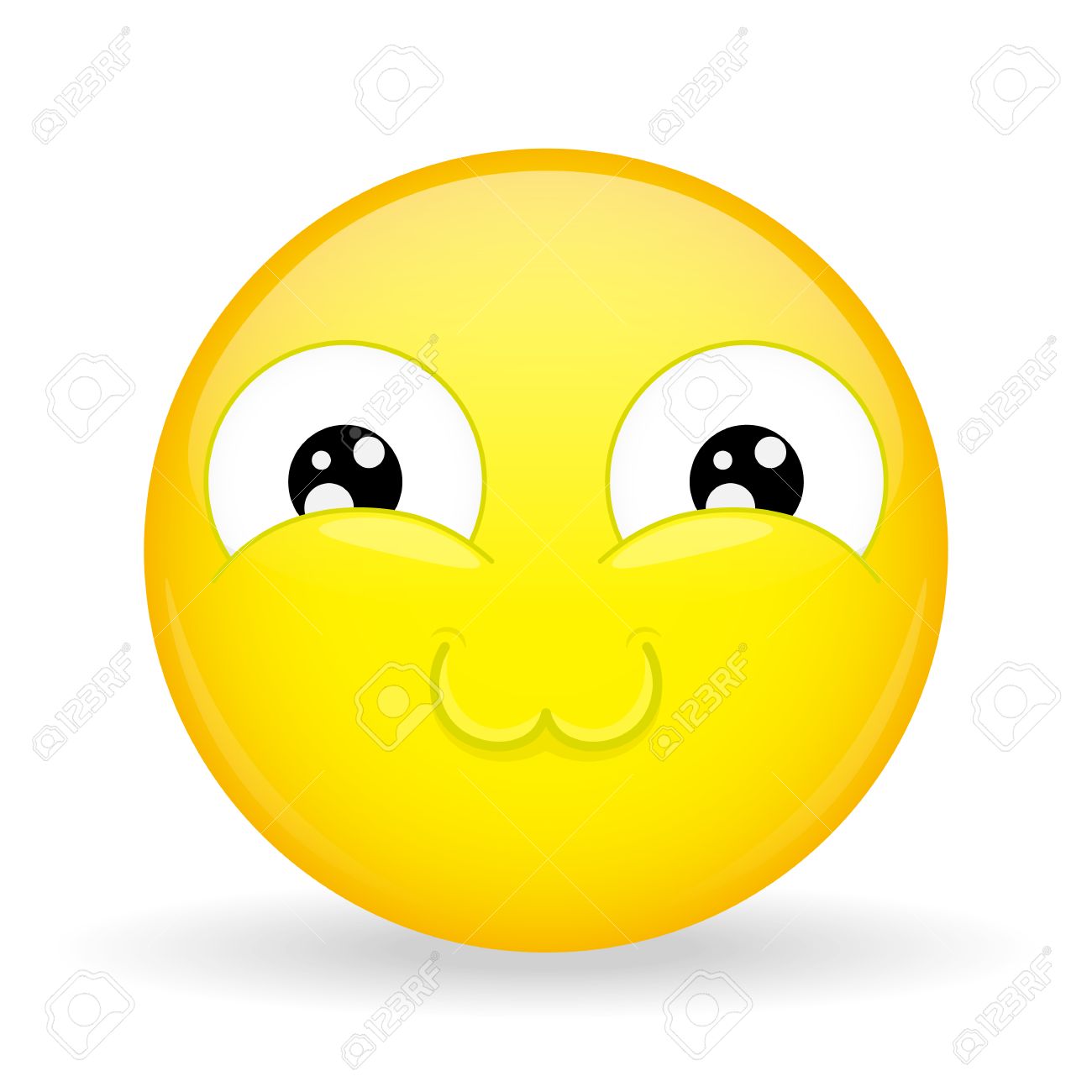 very cute emoji melt emotion sweet emoticon cartoon style sweet emoji