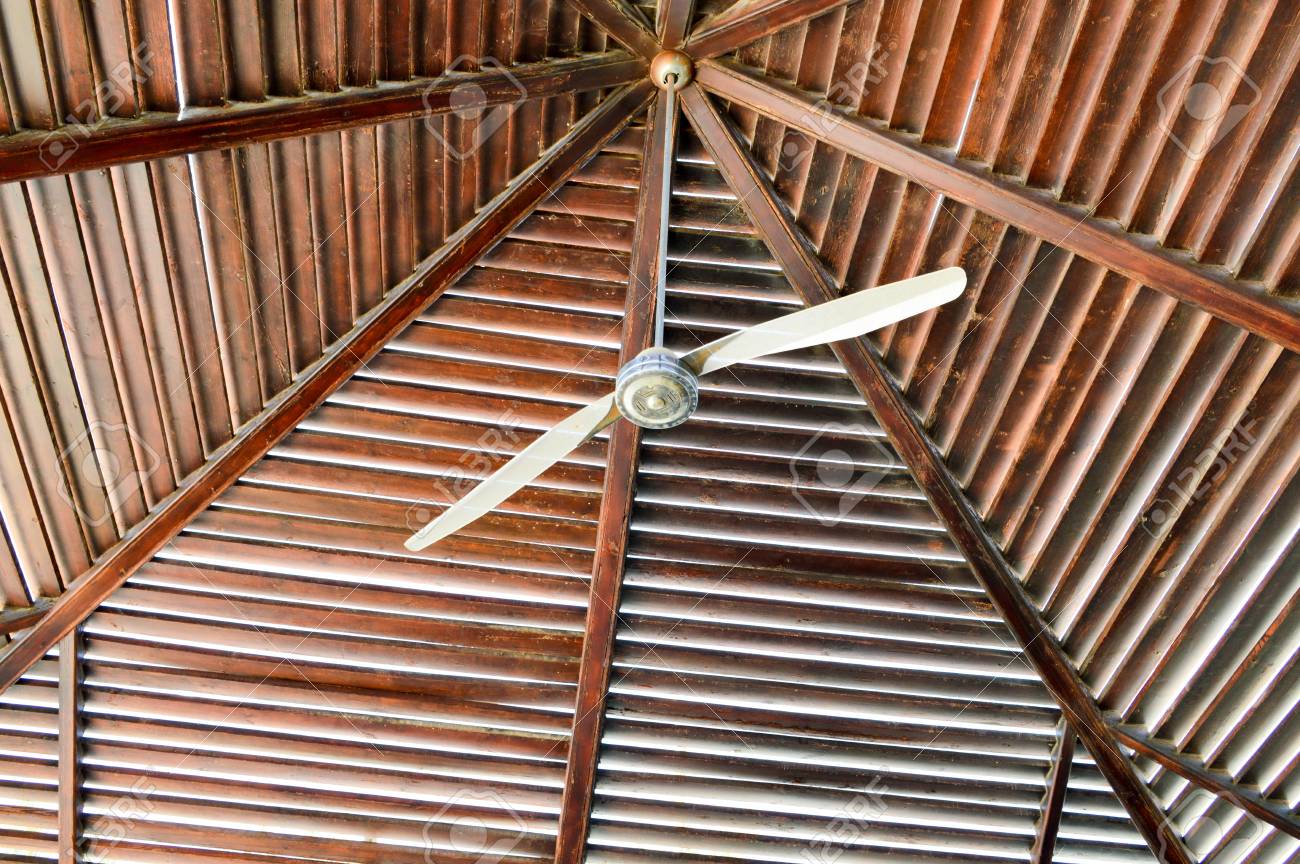 The Texture Of A Brown Wooden Roof Is Abstract Of The Beams Of