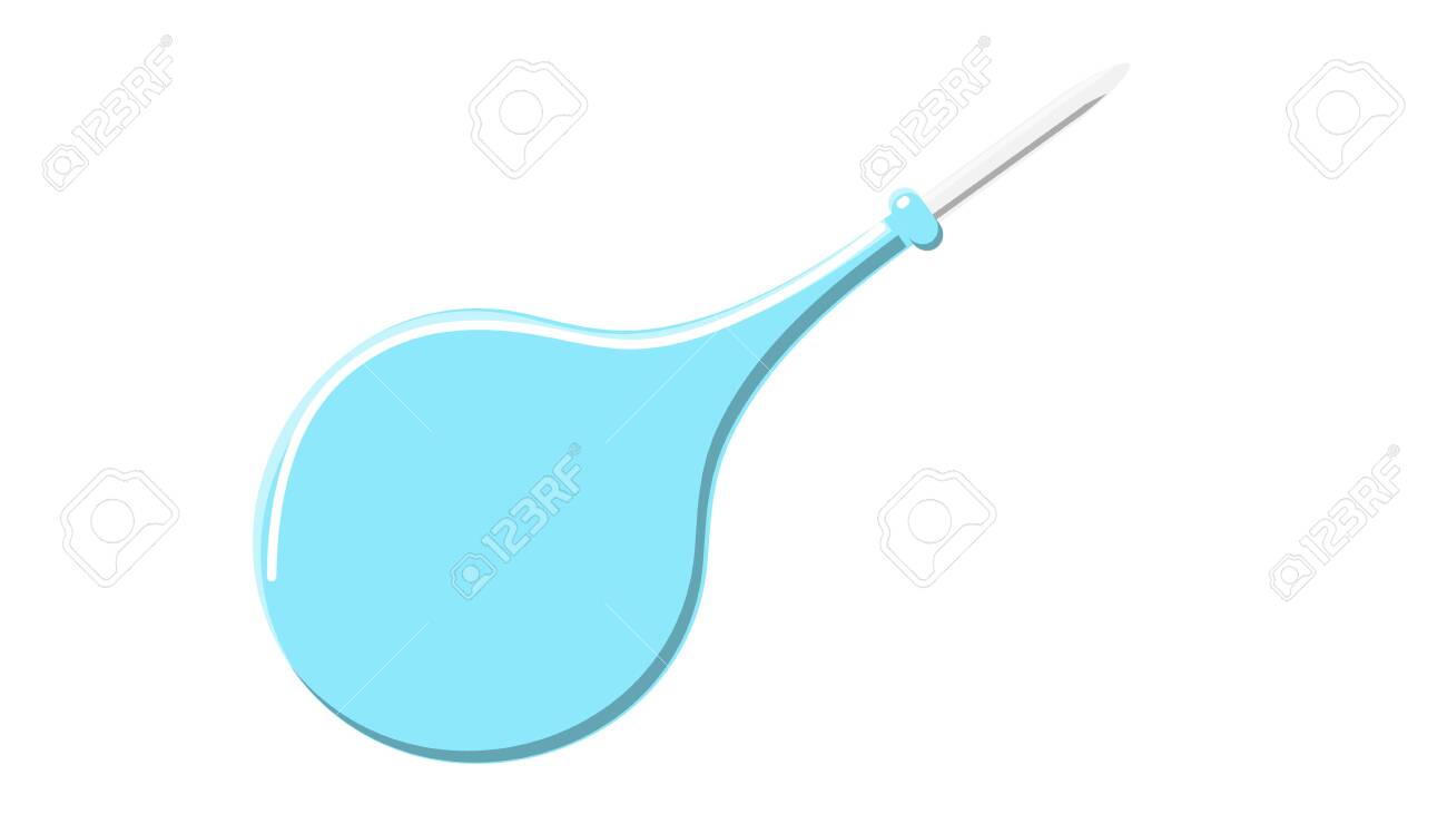 Pera De Goma Para Limpiar El Ano Hermoso Enema Médico De Goma De Pera Para Limpiar Los Intestinos Y Tratar  Enfermedades Del Sistema Digestivo Y Limpiar El Cuerpo Sobre Un Fondo  Blanco. Ilustración Vectorial Ilustraciones Svg, Vectoriales, Clip Art