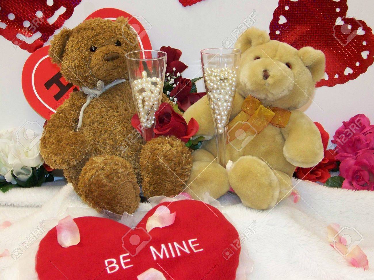 teddy hearts