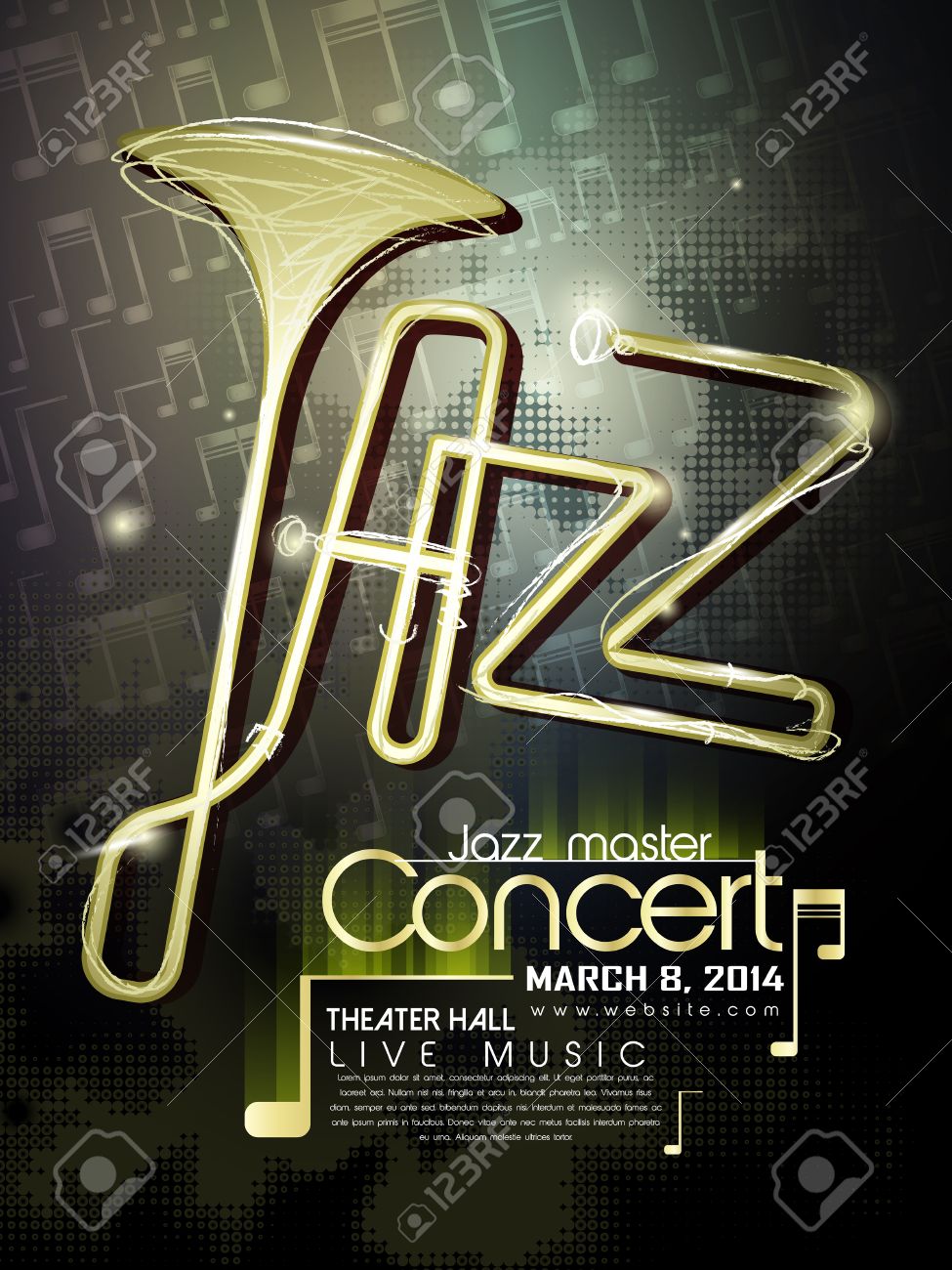 concert posters template