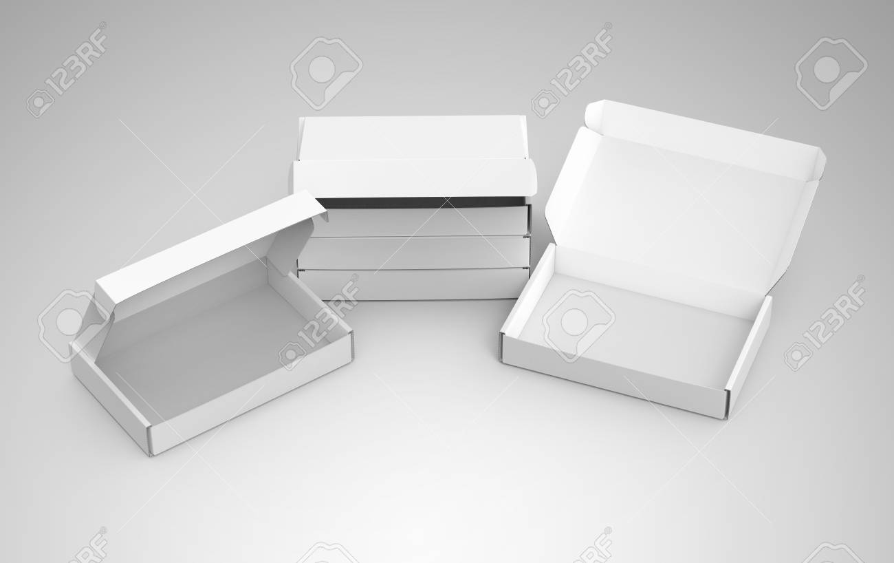 Download Blank Tuck Top Box Template Stack Of Paper Boxes Mockup Isolated Stock Photo Picture And Royalty Free Image Image 82264355 PSD Mockup Templates