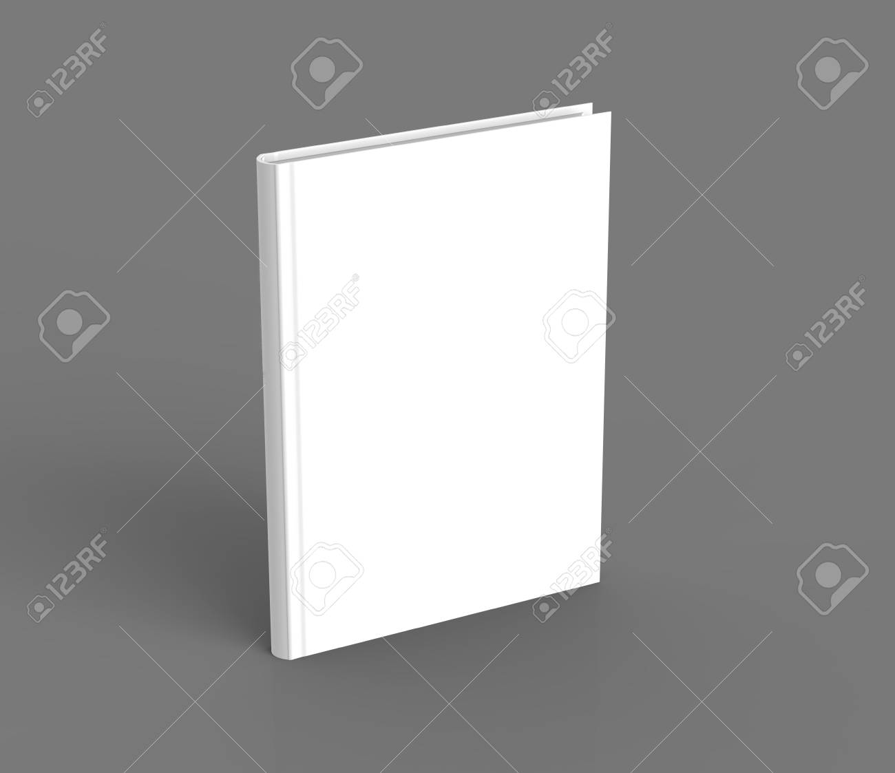 Hardcover book template, blank standing books mockup for design uses, 3d  rendering Stock Photo - Alamy