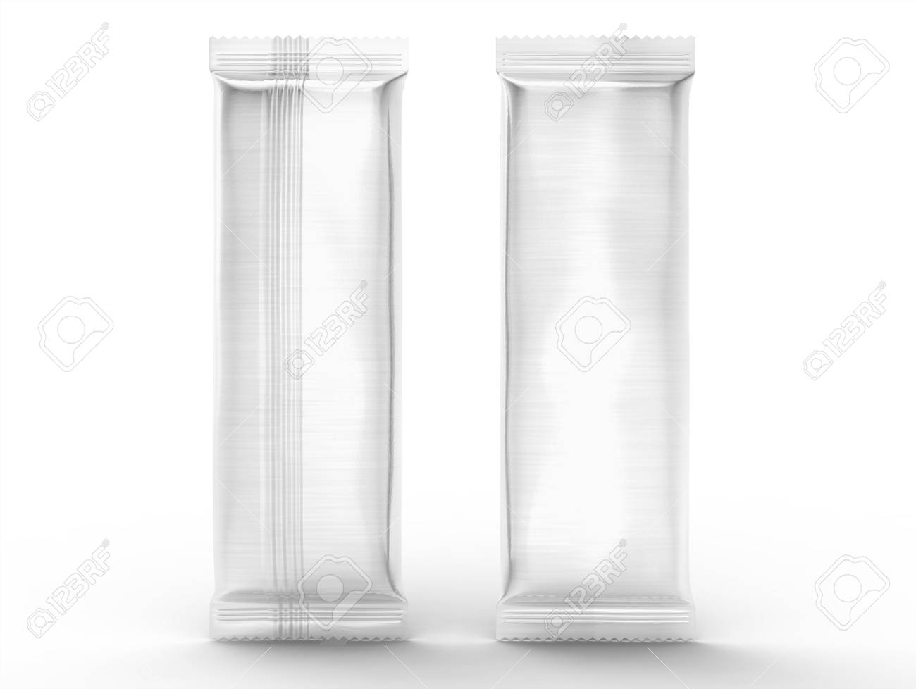 Download Blank Food Package Mockup Two Standing Silver Foil Template Stock Photo Picture And Royalty Free Image Image 82755869