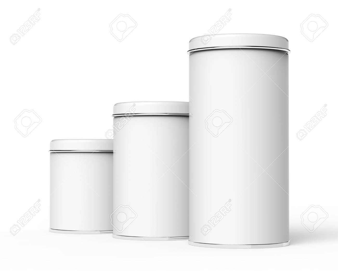 Download Metal Tin Mockup Blank Round Tin Cans Template With Glossy Surface Stock Photo Picture And Royalty Free Image Image 83962303