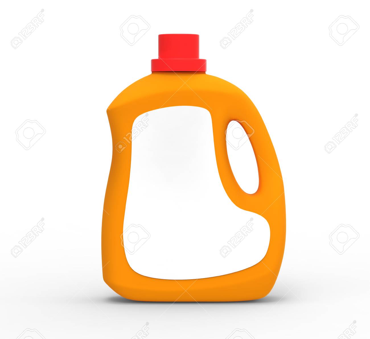 Download Blank Laundry Detergent Bottle Orange Container Mockup With Stock Photo Picture And Royalty Free Image Image 84926425