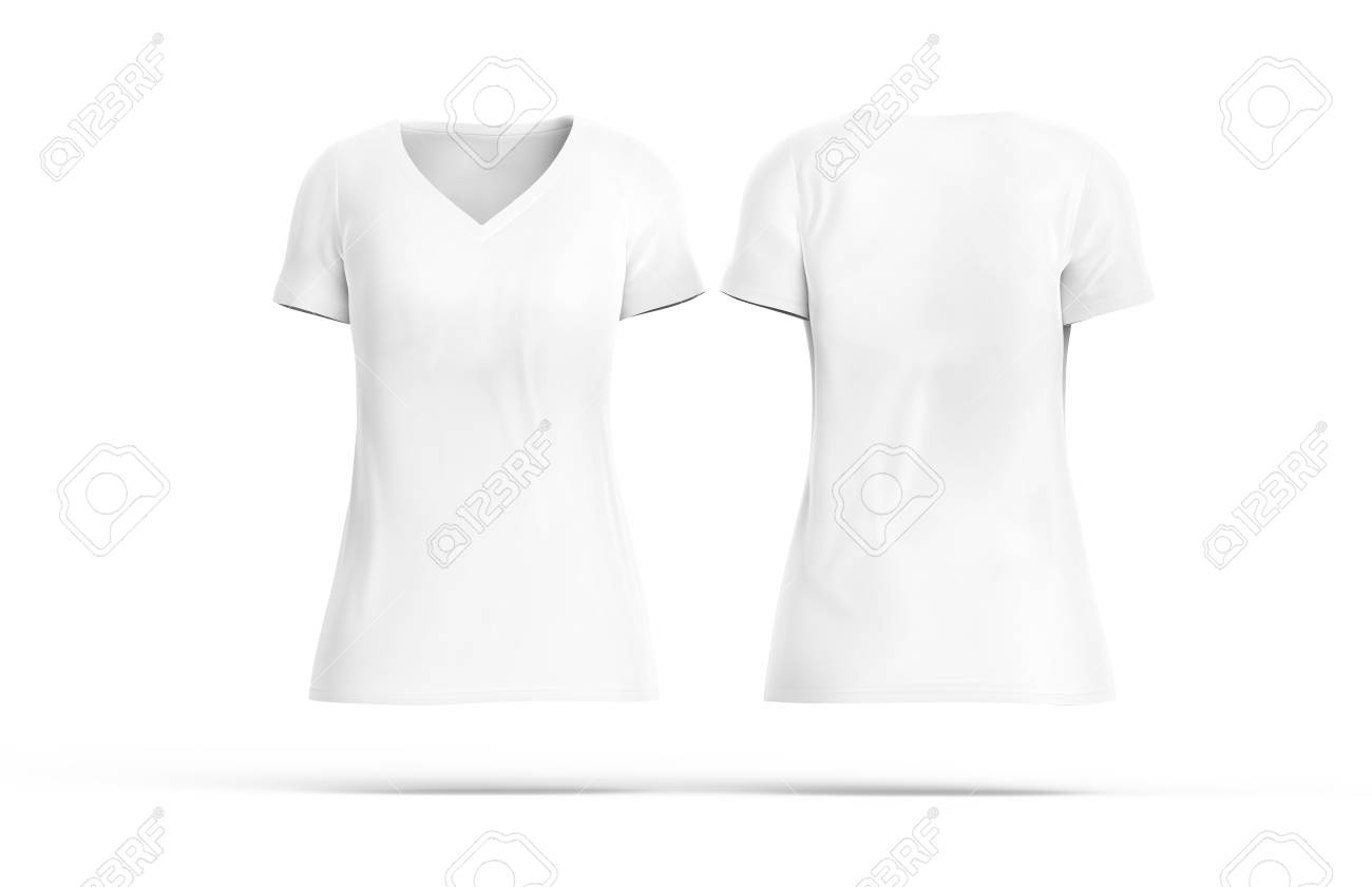 white v neck
