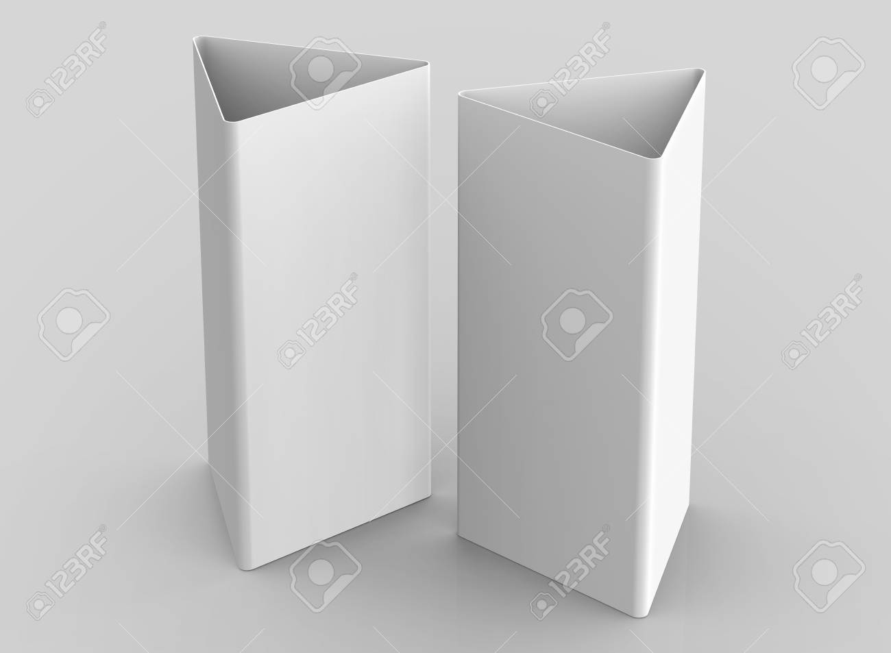 blank table tent 3d