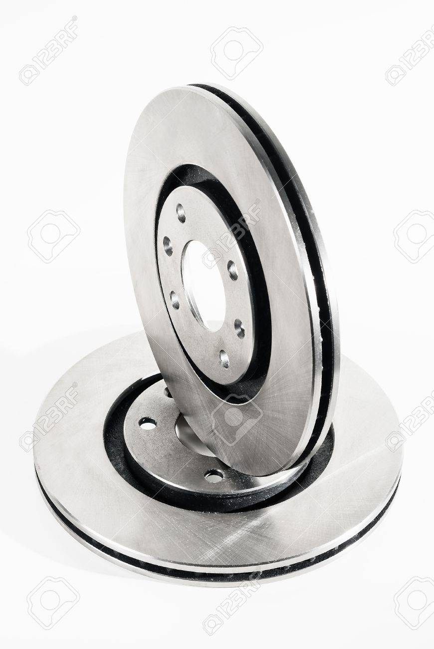 breake discs separated on white background stock photo picture and breake