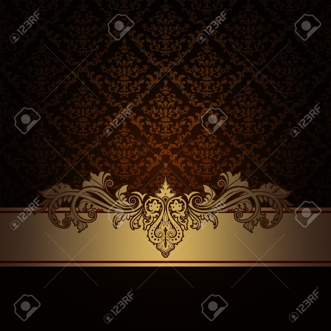 Dark Vintage Background With Old Fashioned Patterns And Decorative Stock Photo Picture And Royalty Free Image Image 49135957