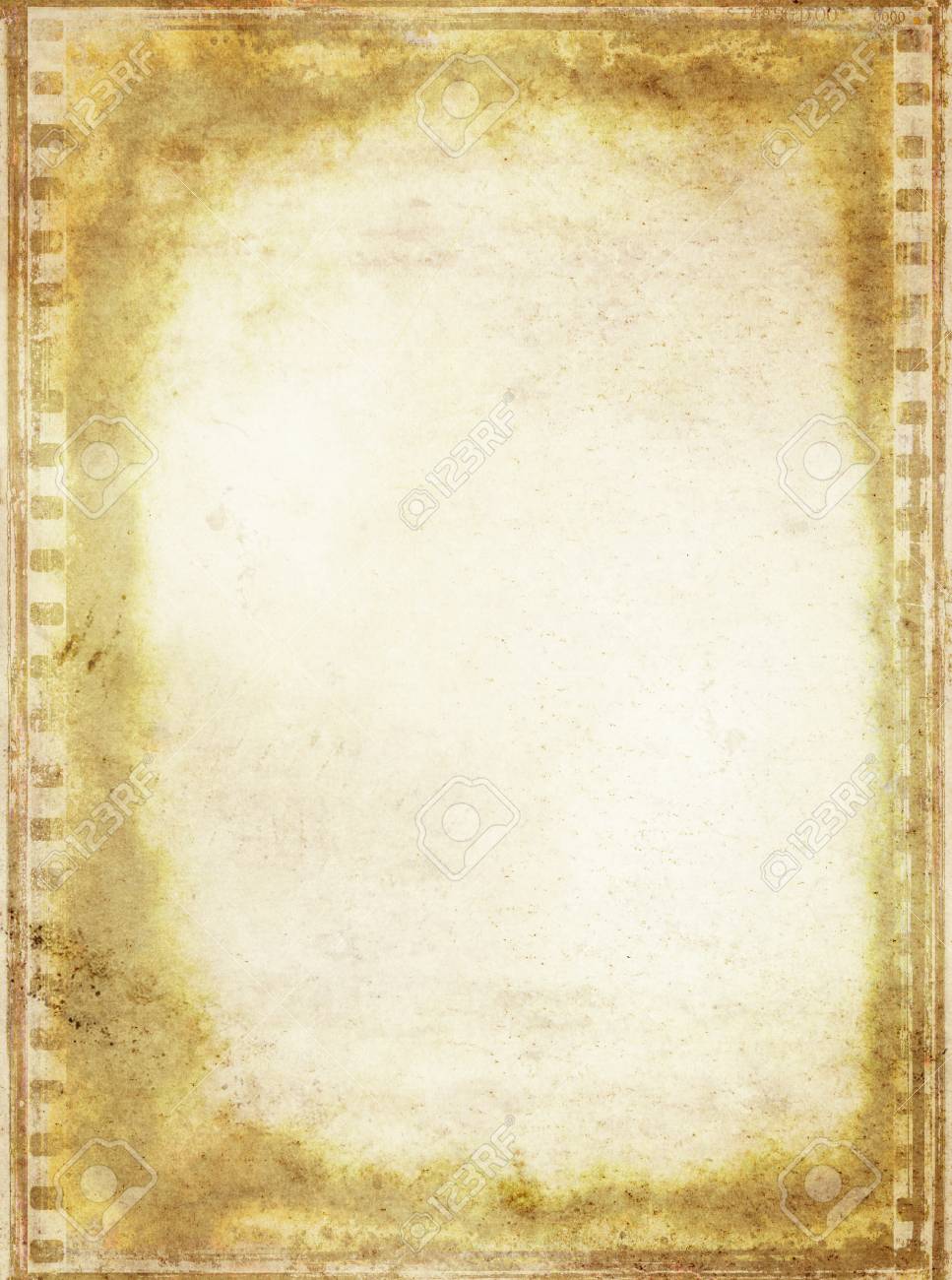 grunge background with copy space old messy paper texture and old film texture