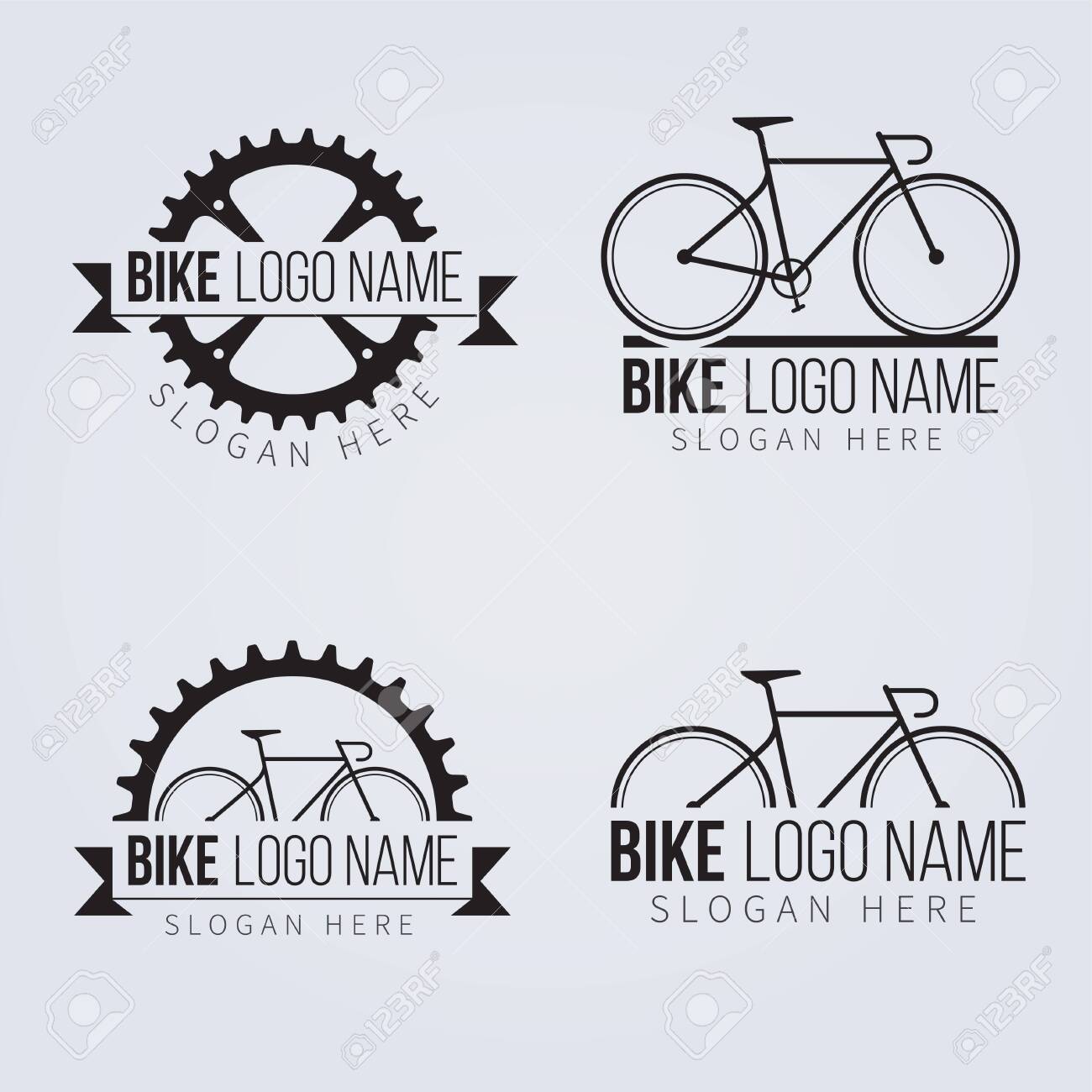 bike logo with names