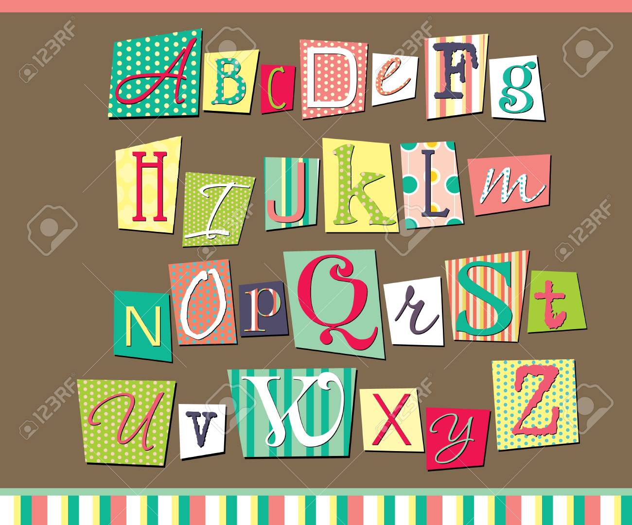 ベクトル イラストのアルファベットのイラスト素材 ベクタ Image