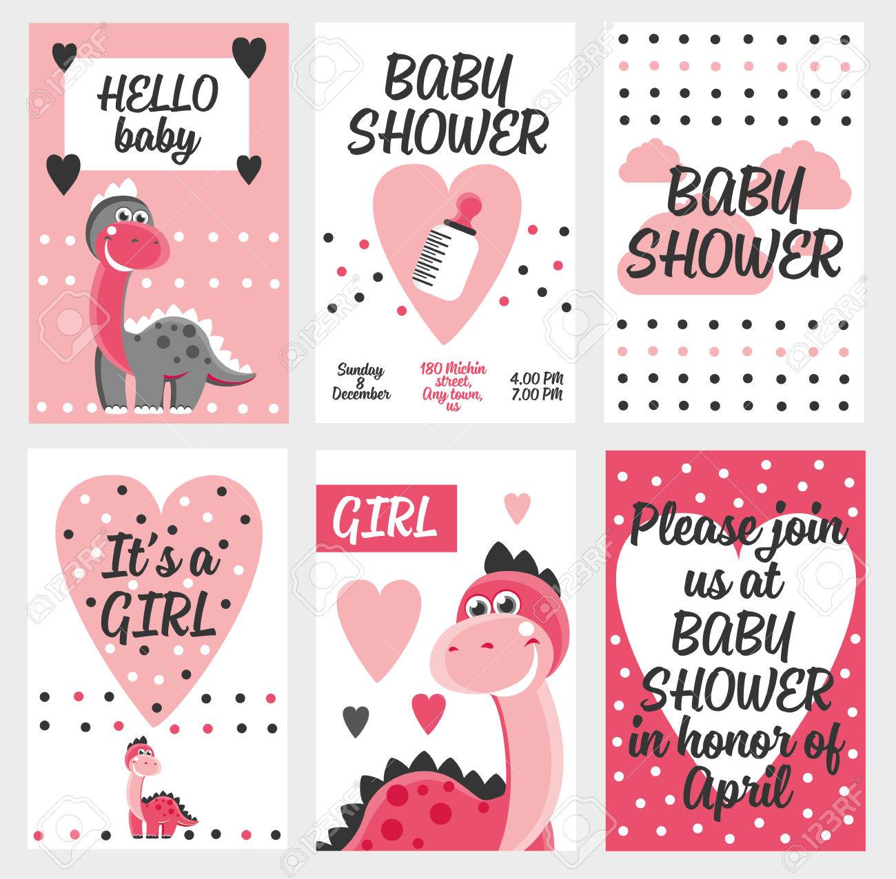 set of 6 cute