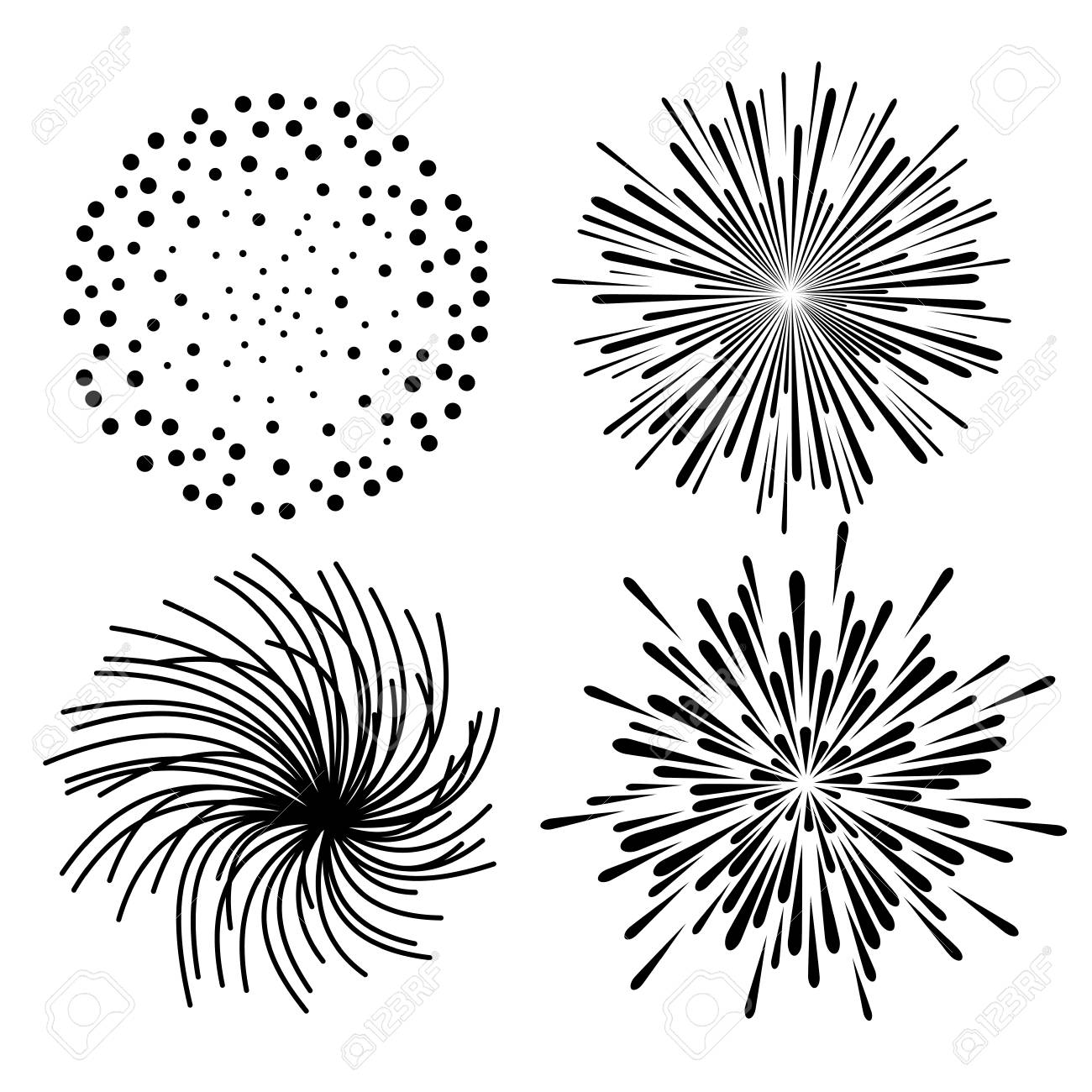 施設用もどうですか花火の鉛筆画 A4サイズ 白フレーム付き