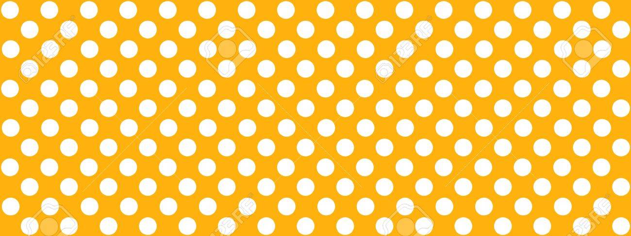 広い背景白のドット オレンジ の写真素材 画像素材 Image