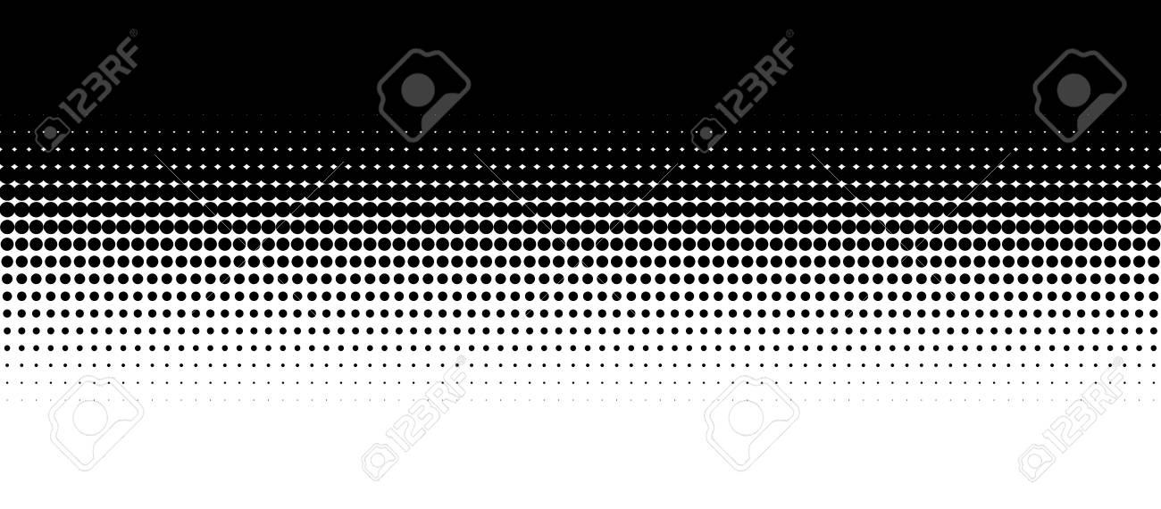 グラデーション ドット背景 黒と白 の写真素材 画像素材 Image