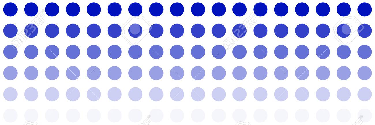 青の孤立したグラデーションドットを持つ広い背景 の写真素材 画像素材 Image