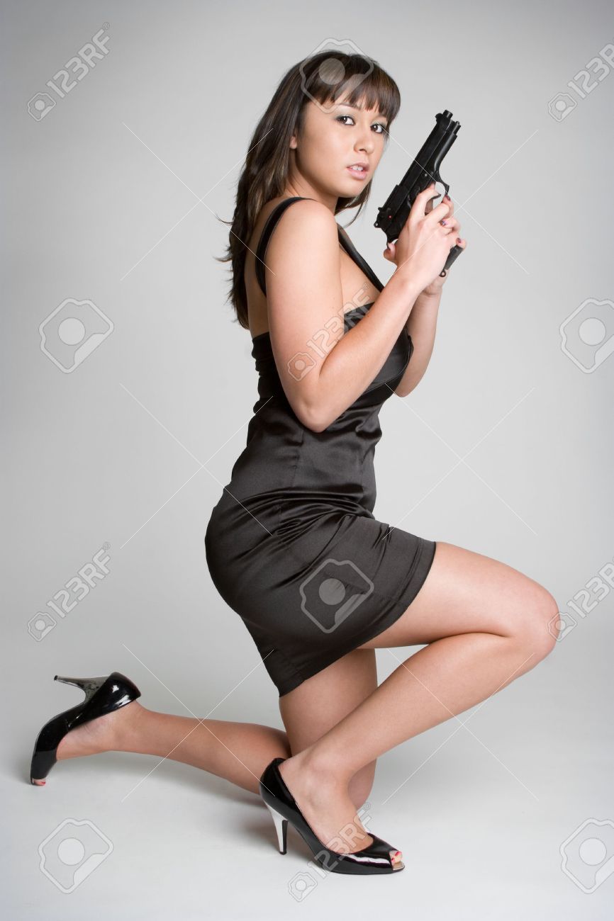 Asian girls heels Busty black kitten