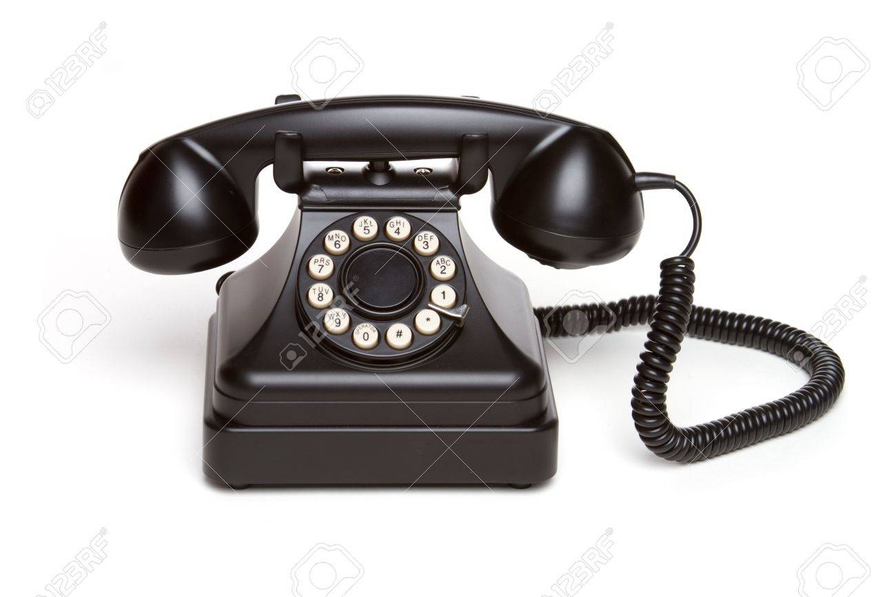 old fashion telephone stock