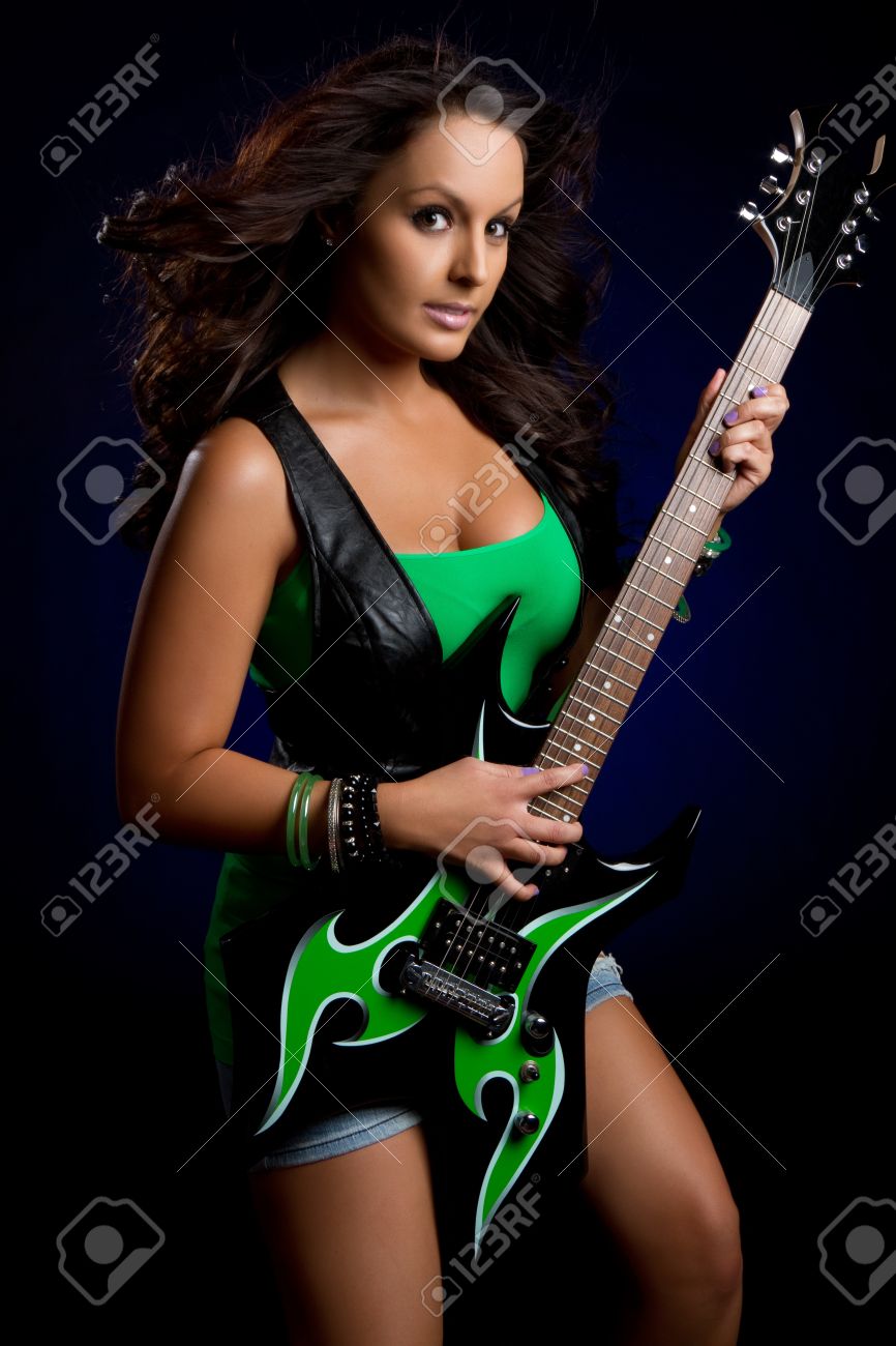 sexy girls playing guitar Sexy girls playing guitar