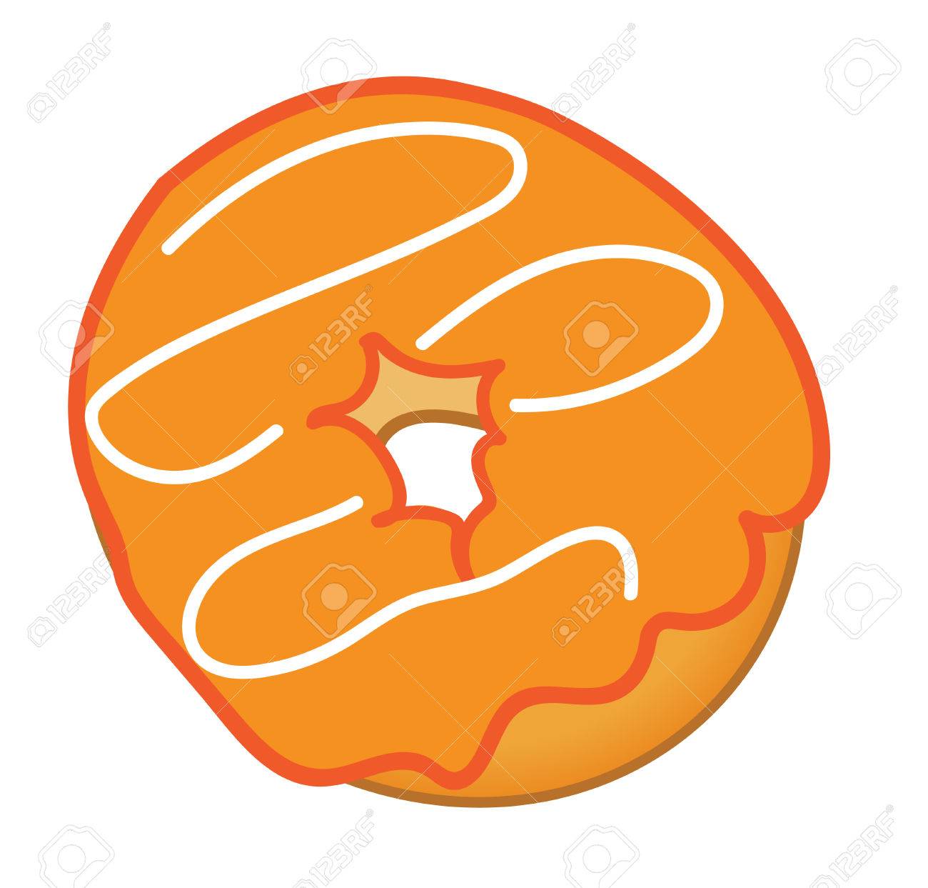 Pumpkin Spice Donut Royalty Free Cliparts Vectors And Stock Illustration Image 62278832