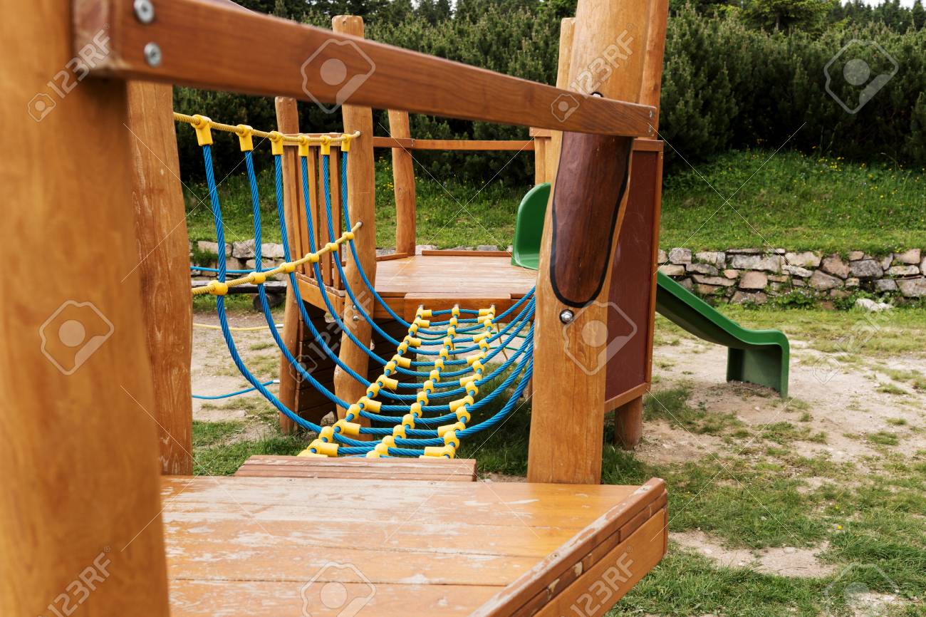 wooden childrens play equipment