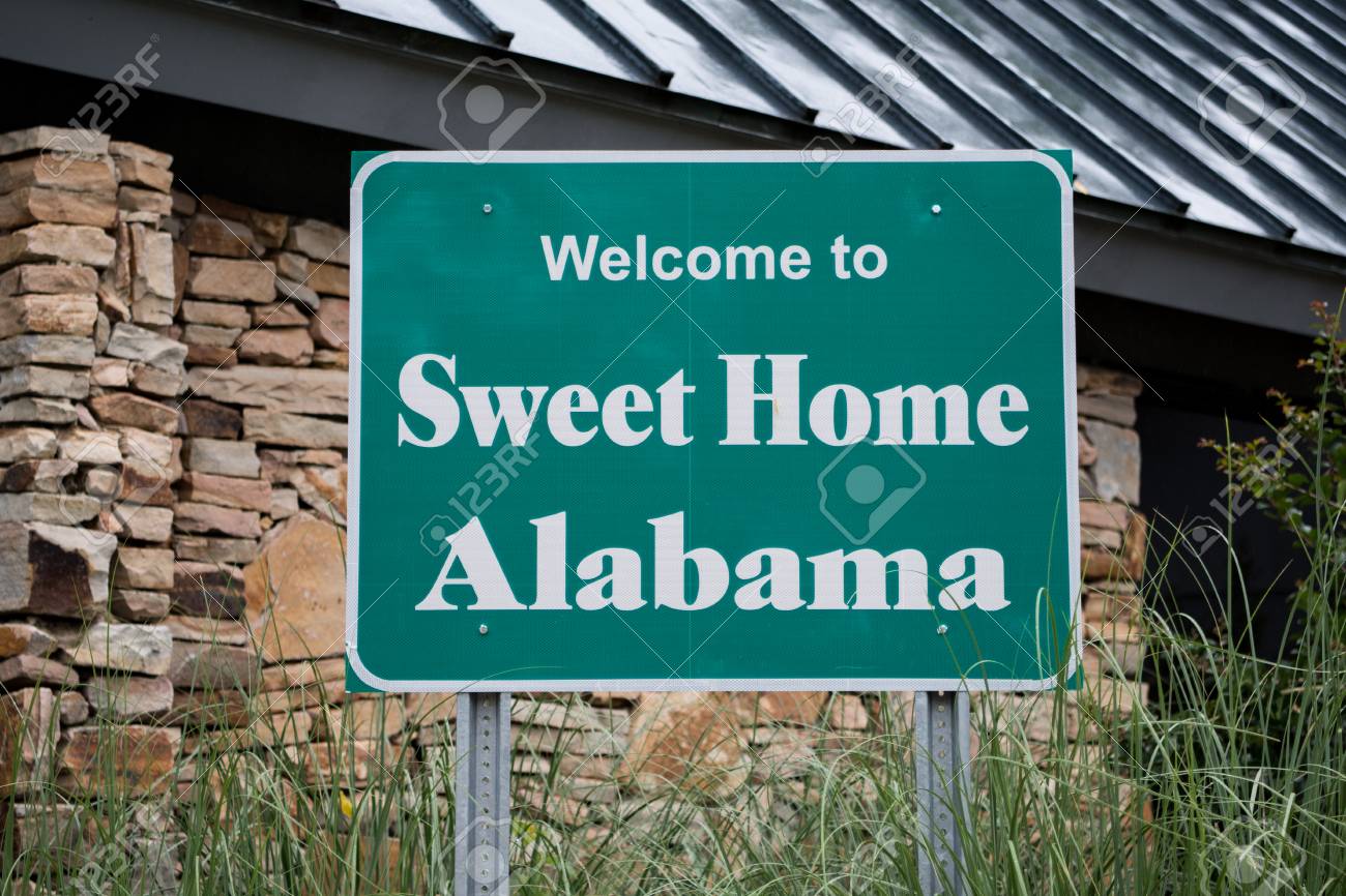 Welcome To Alabama Sign Stock Photo, Picture And Royalty Free ...