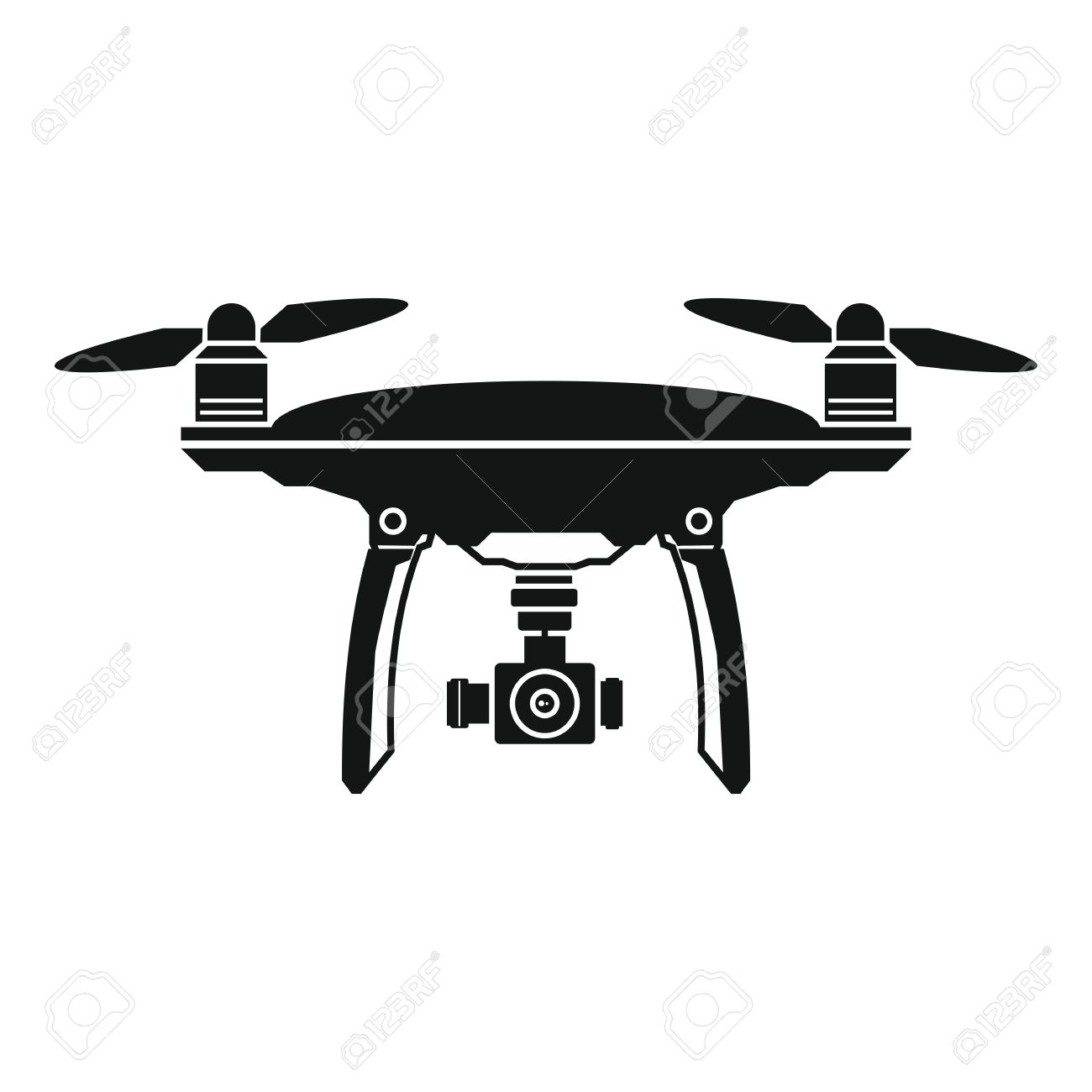drone vector icon in