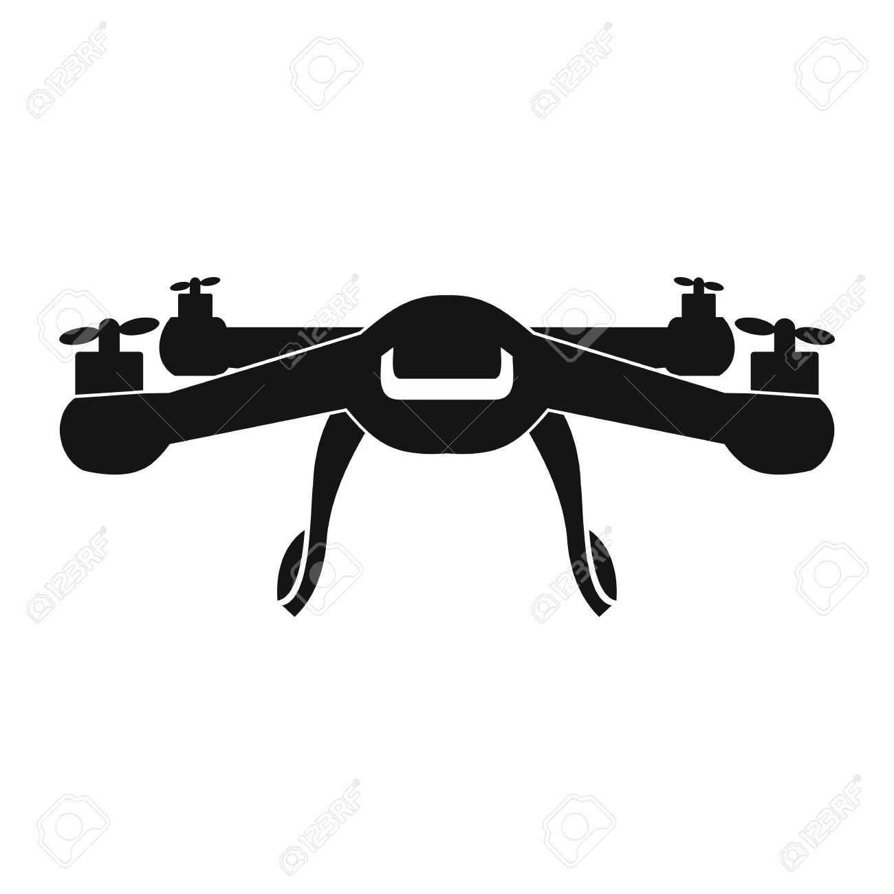 drone vector icon in