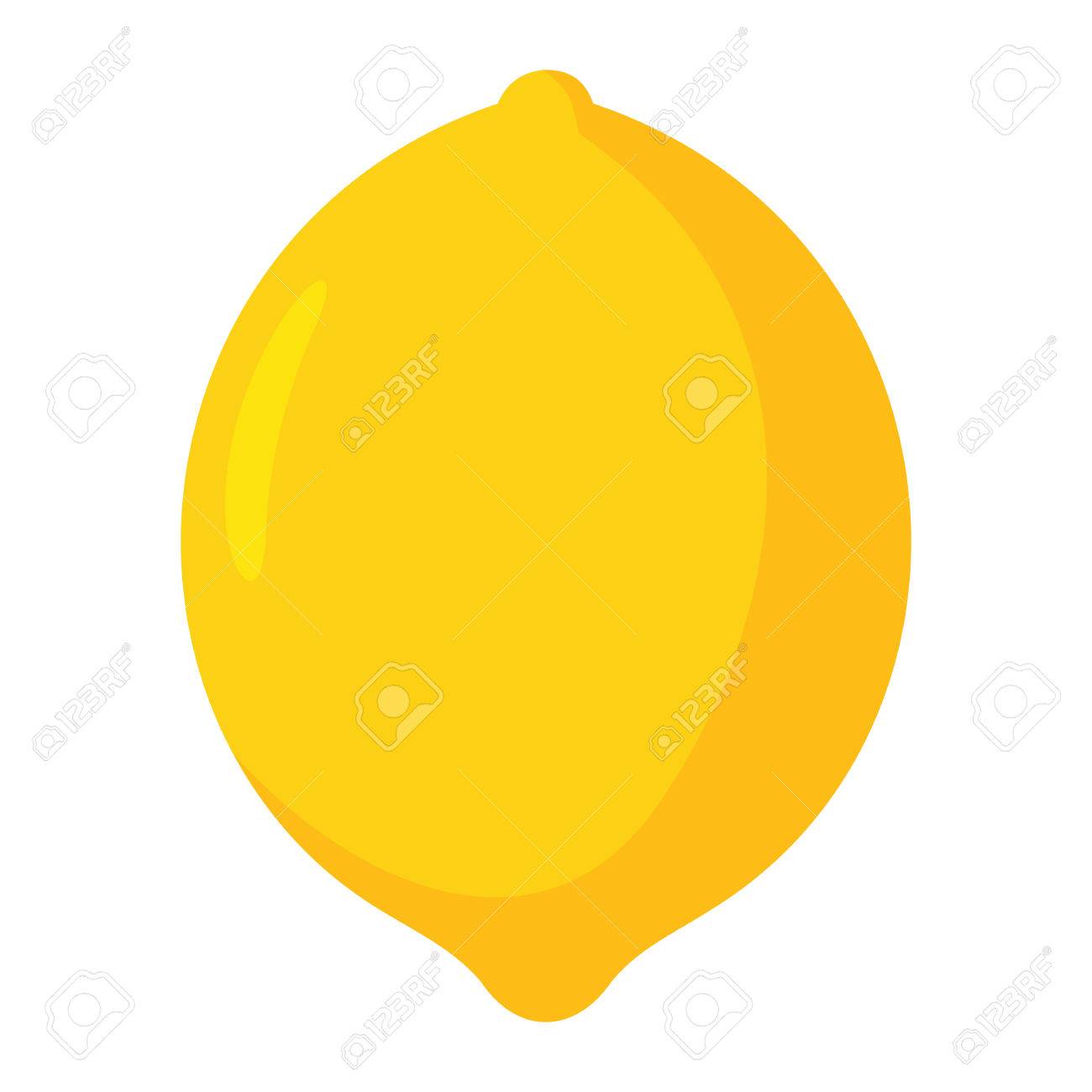 lemon design juicy fresh fruit icon vector template raw lemon