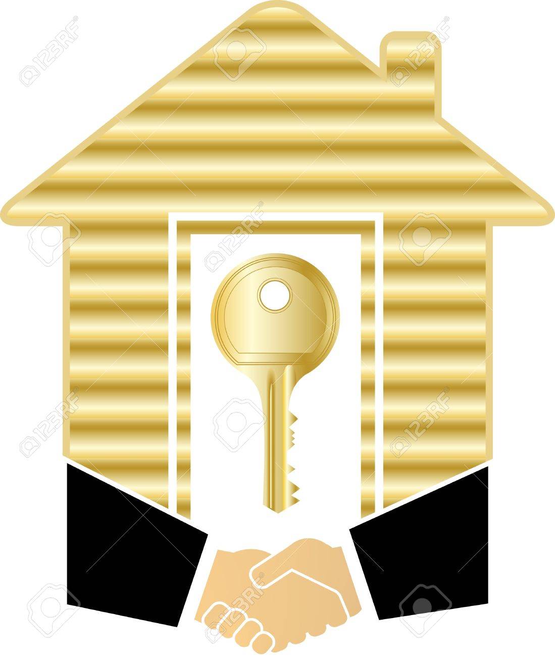 Gold House Key Gold House Key