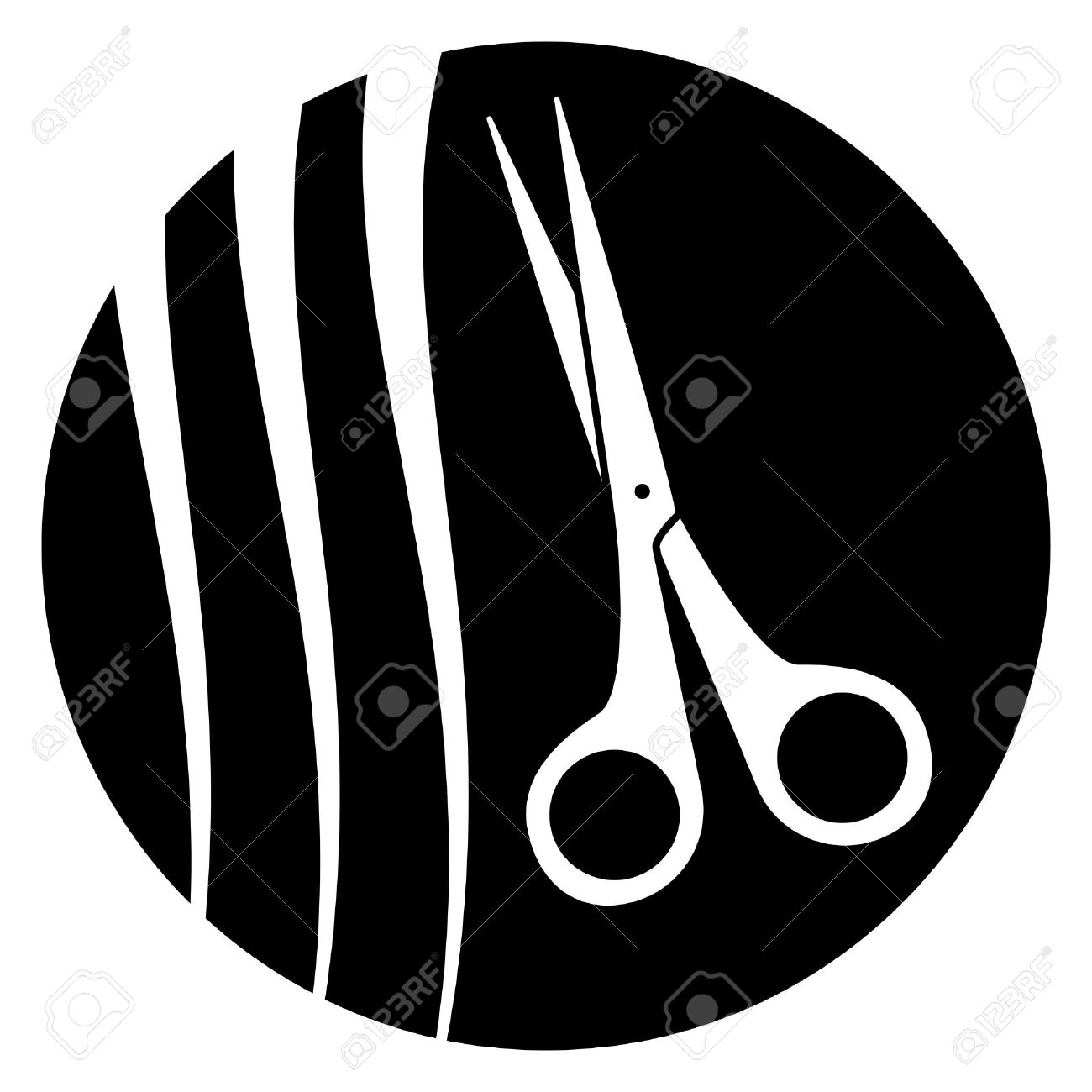 はさみや髪型シルエット 理容室シンボルと黒のアイコン のイラスト素材 ベクタ Image はさみや髪型シルエット 理容室シンボルと黒のアイコン のイラスト素材 ベクタ Image