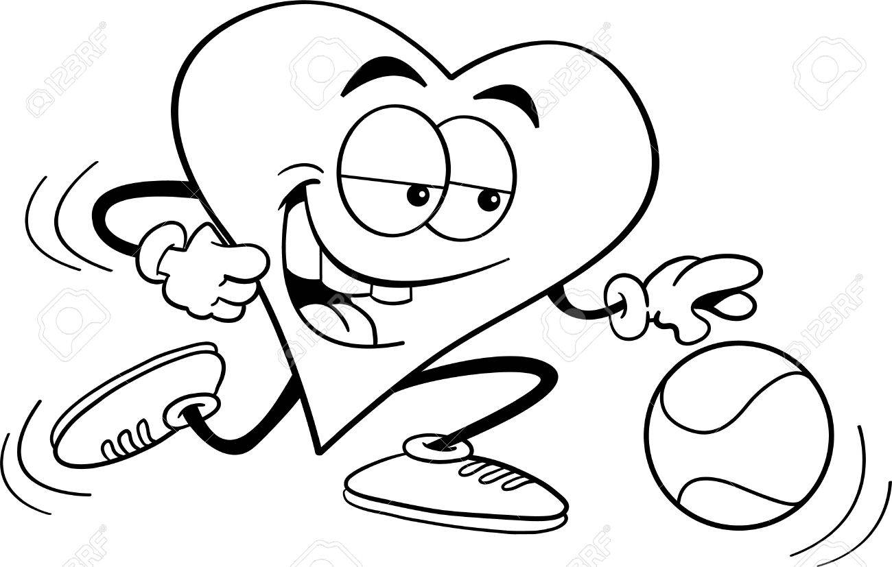 バスケ中心の黒と白のイラスト のイラスト素材 ベクタ Image