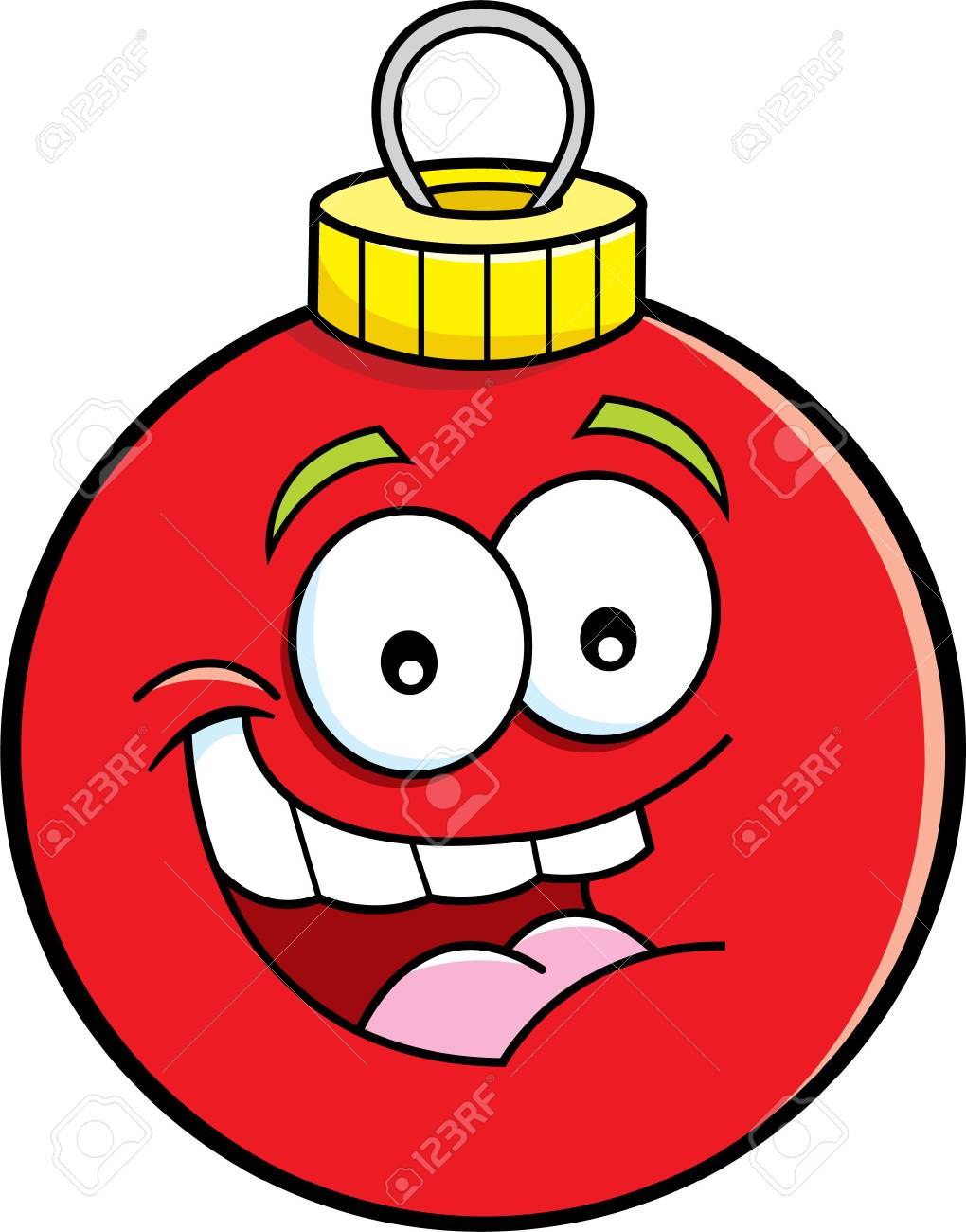 christmas ornament cartoon christmas ornament cartoon