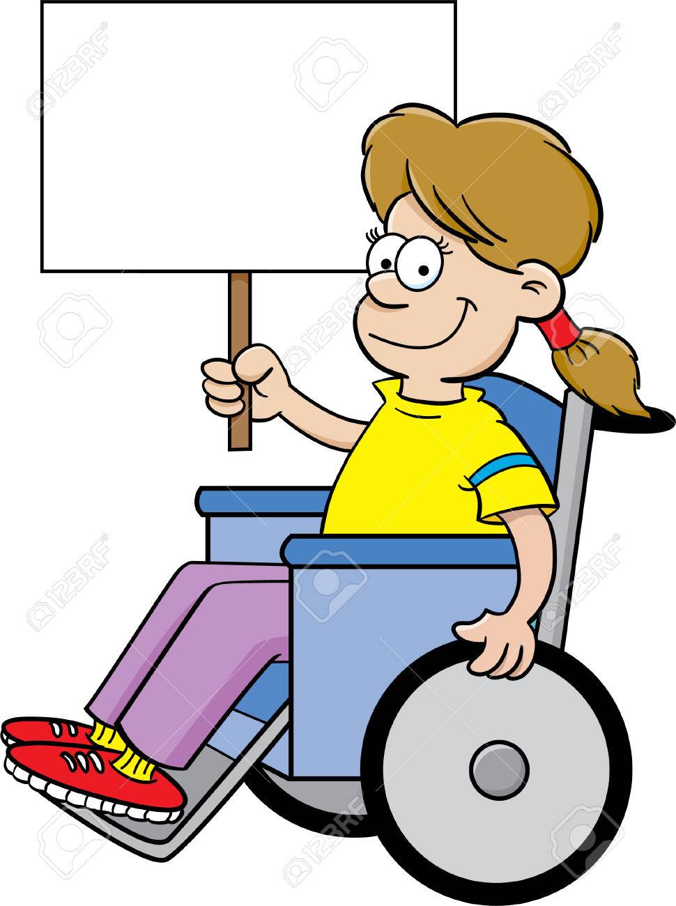 dibujo niña silla de ruedas dibujo niña silla de ruedas