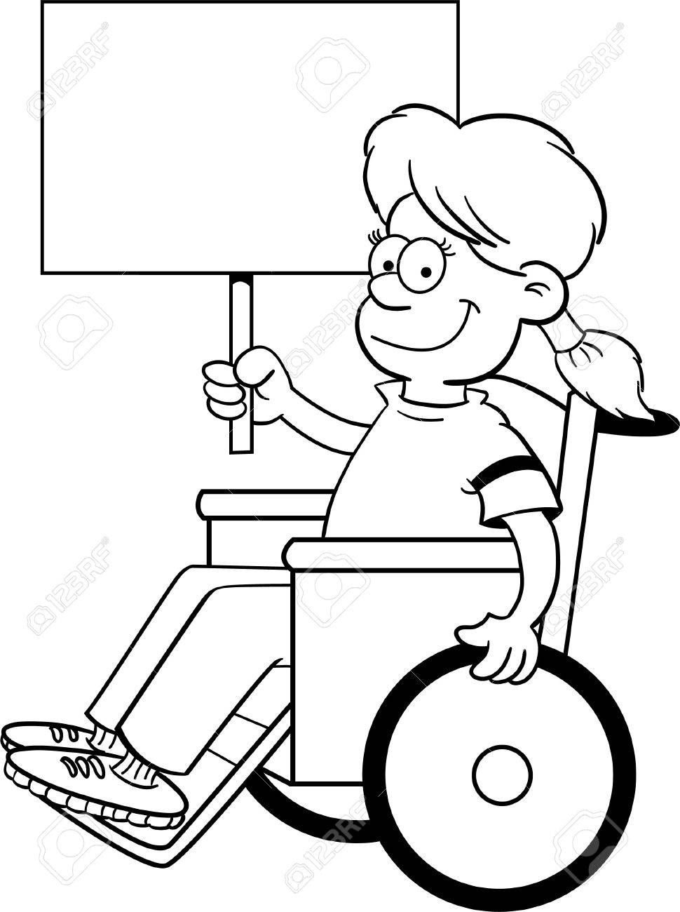 imagenes de niños en silla de ruedas para colorear imagenes de niños en silla de ruedas para colorear