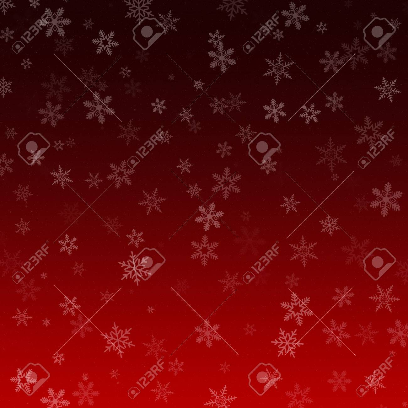 red abstract vertical gradient snowflake christmas background stock