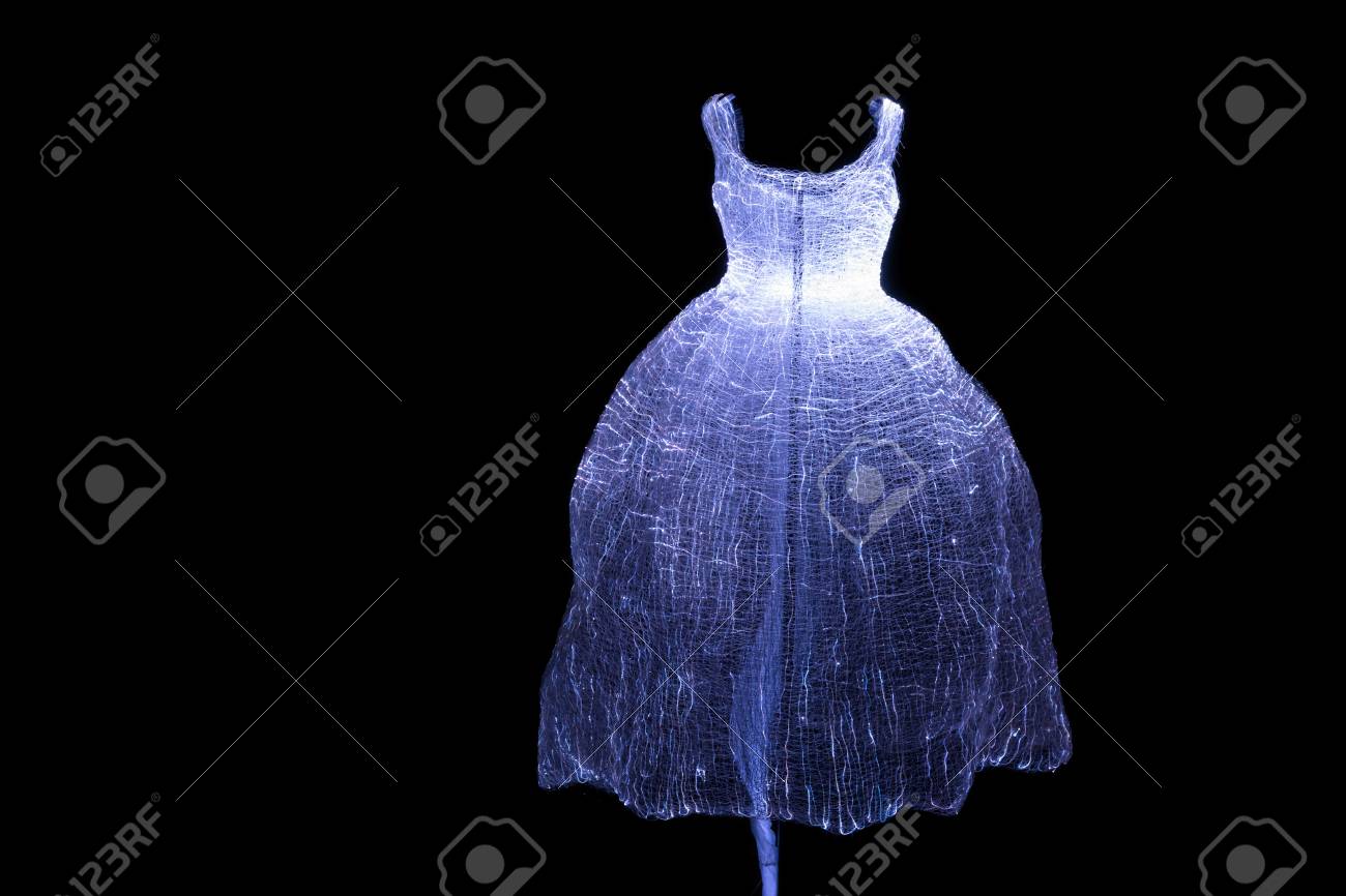illuminated wedding dress