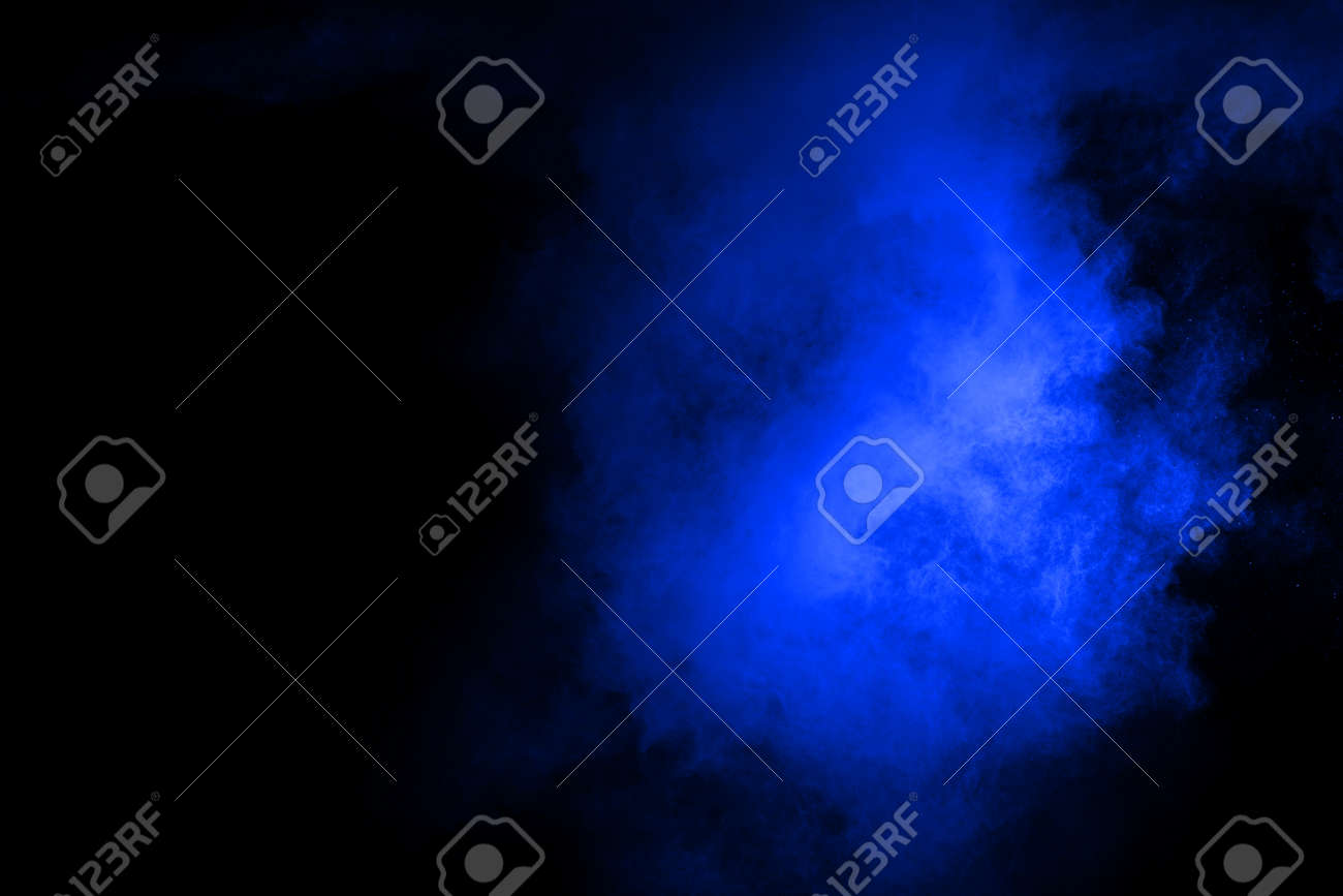 abstract blue powder splatted background,Freeze motion of color powder exploding/throwing color powder,color glitter texture on black background. - 165548327 abstract blue powder splatted background,Freeze motion of color powder exploding/throwing color powder,color glitter texture on black background. - 165548327