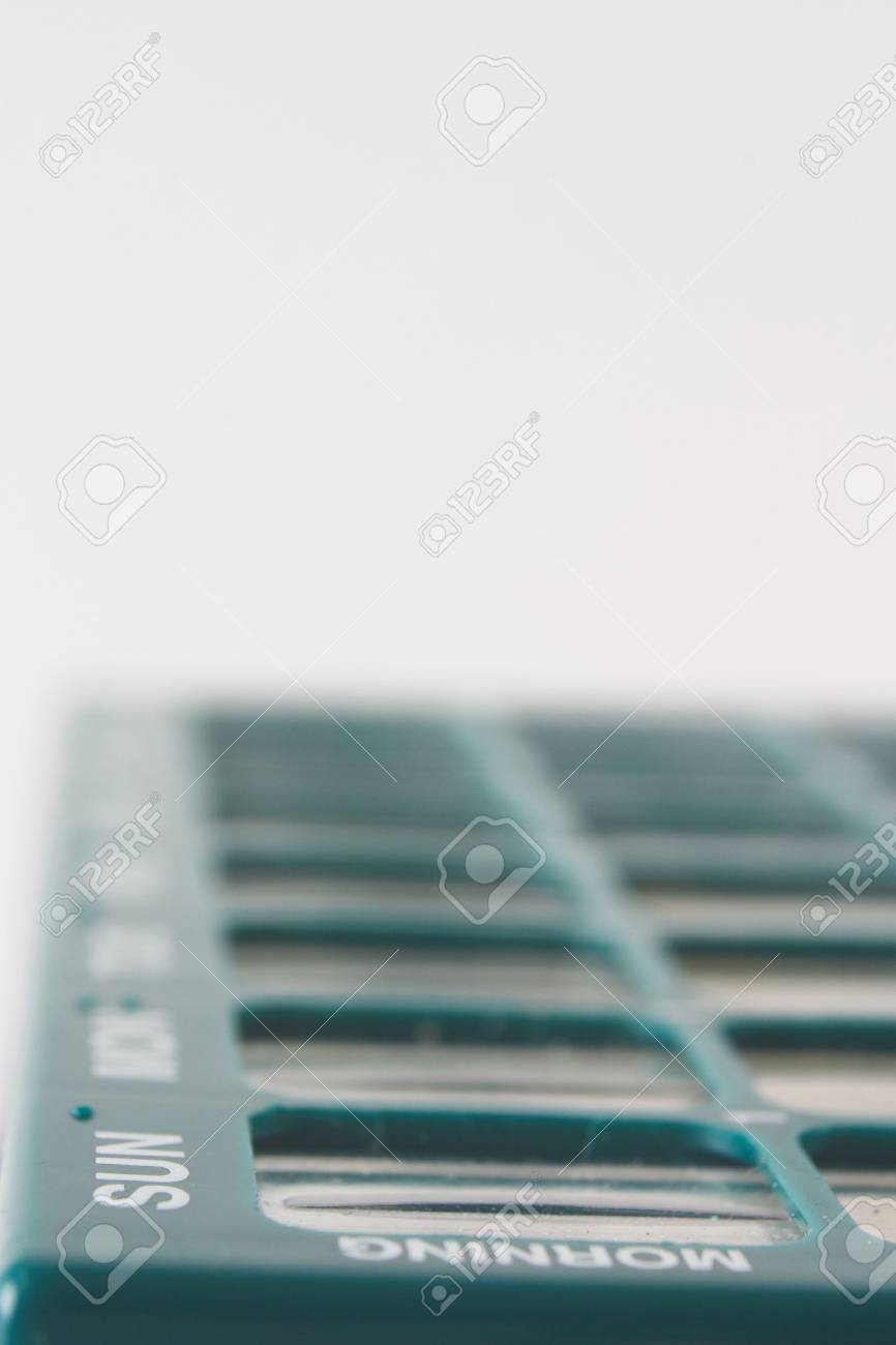 organizer for medications with compartments for keeping track