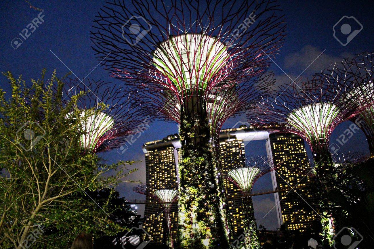 Garden By The Bay Fireworks night sky taken at gardenthe bay stock photo, picture and Garden By The Bay Fireworks night sky taken at gardenthe bay stock photo, picture and