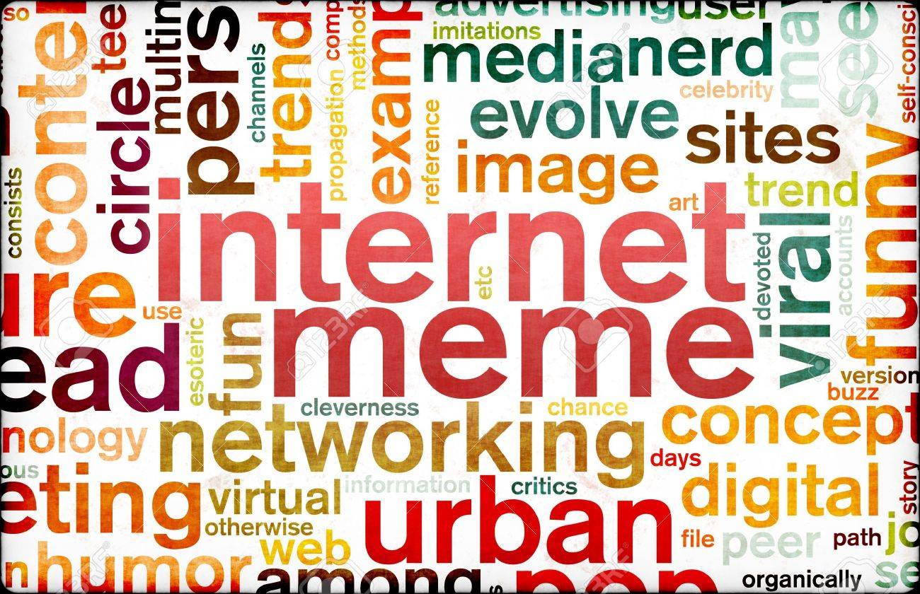 Internet Meme Online Culture As A Social Trend Stock Photo Picture